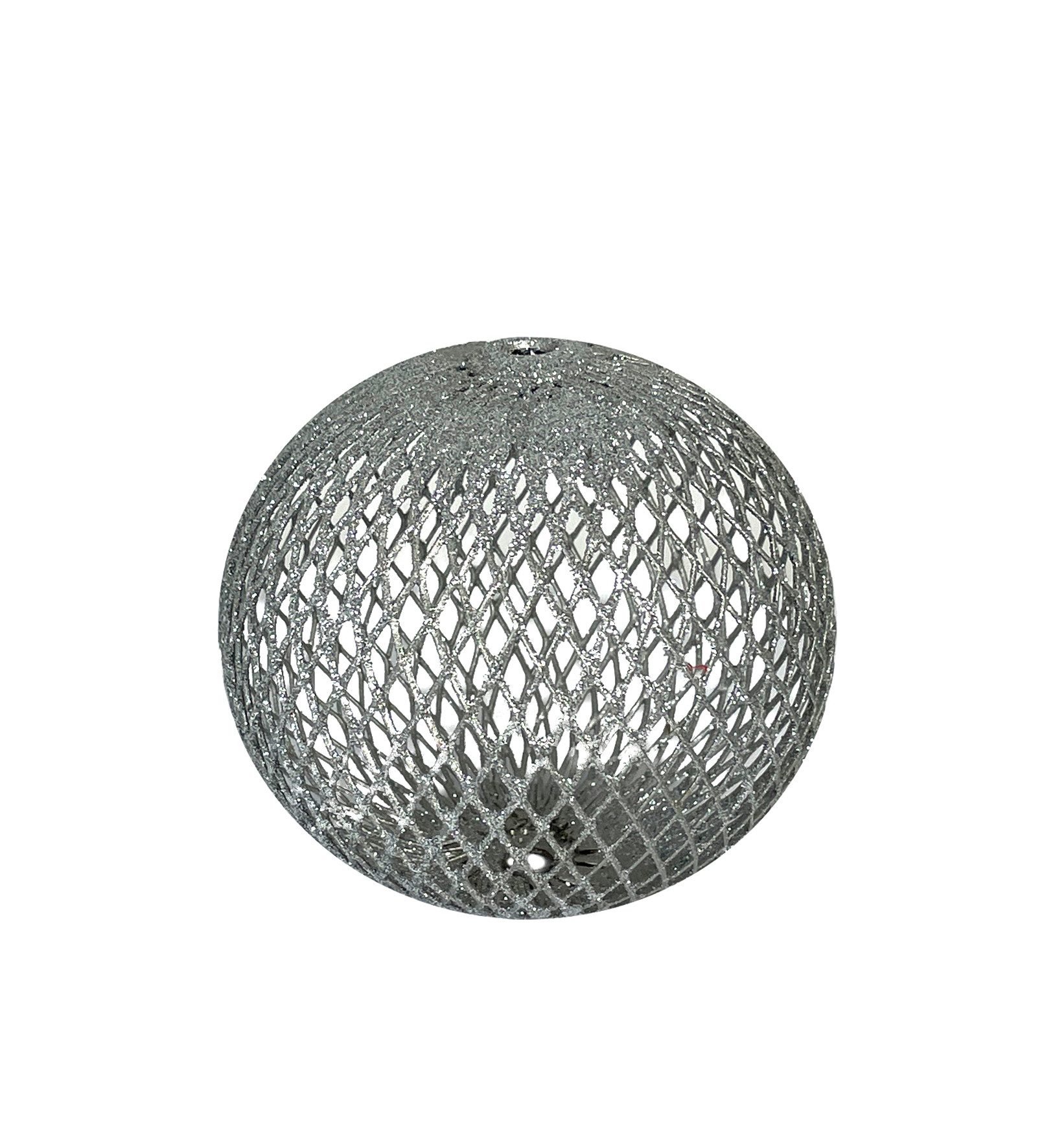 Kaheku Weihnachtsbaumkugel Kaheku, Dekokugel Brano, silber-glitter, 10 Ø, 809014993 (1 St)