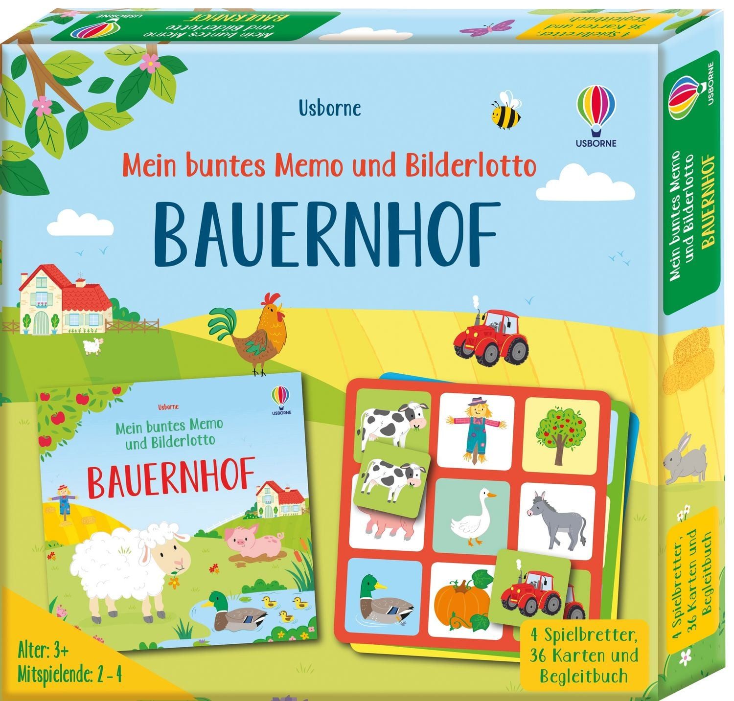 Mein buntes Memo und Bilderlotto: Bauernhof / diverse