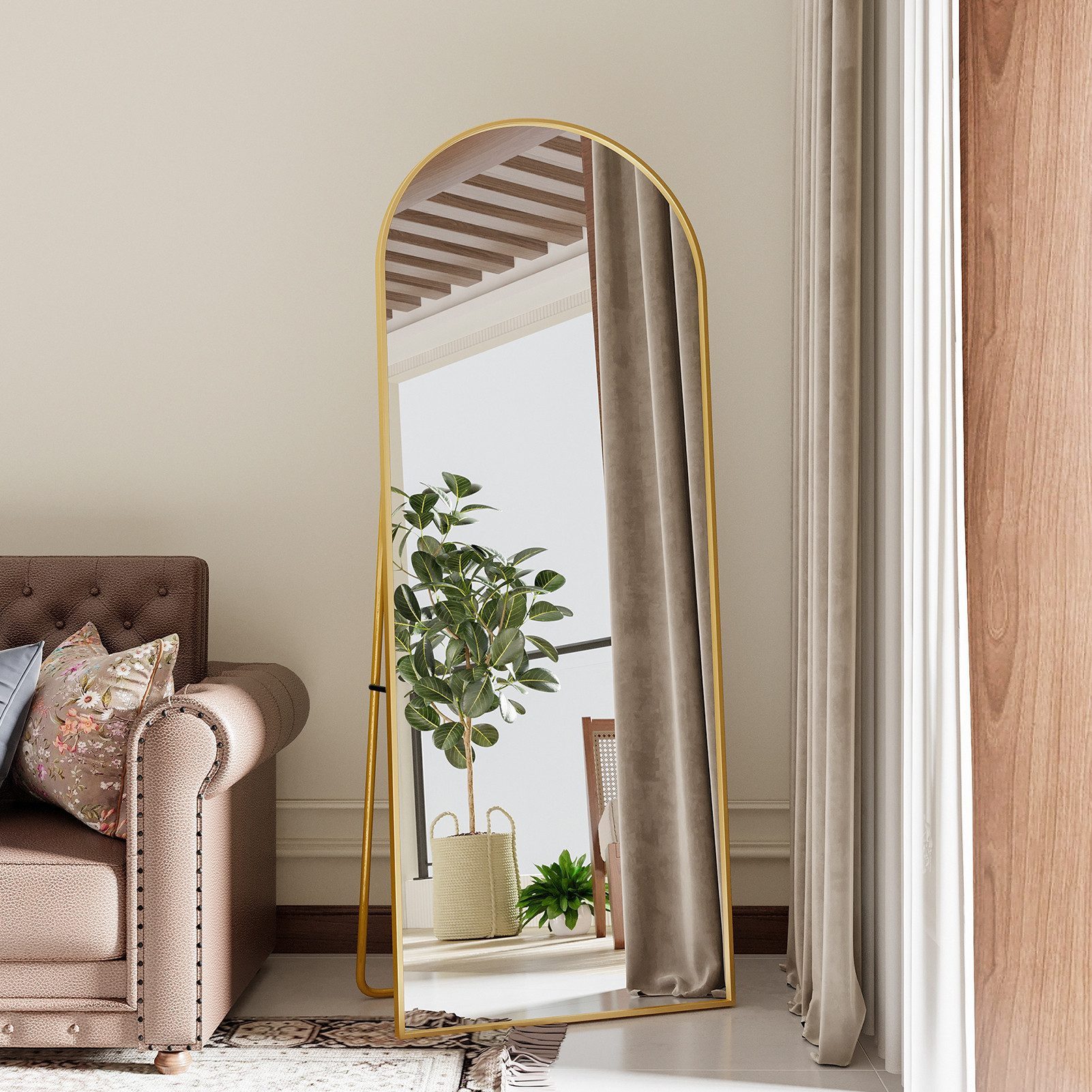 FUROKOY Ganzkörperspiegel Standspiegel Wandspiegel Groß Wand günstig online kaufen