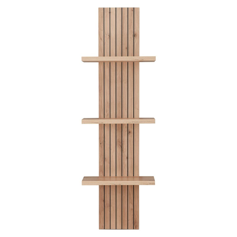 Lomadox Wandregal CUST-36, Artisan Eiche Rillenoptik, günstig online kaufen