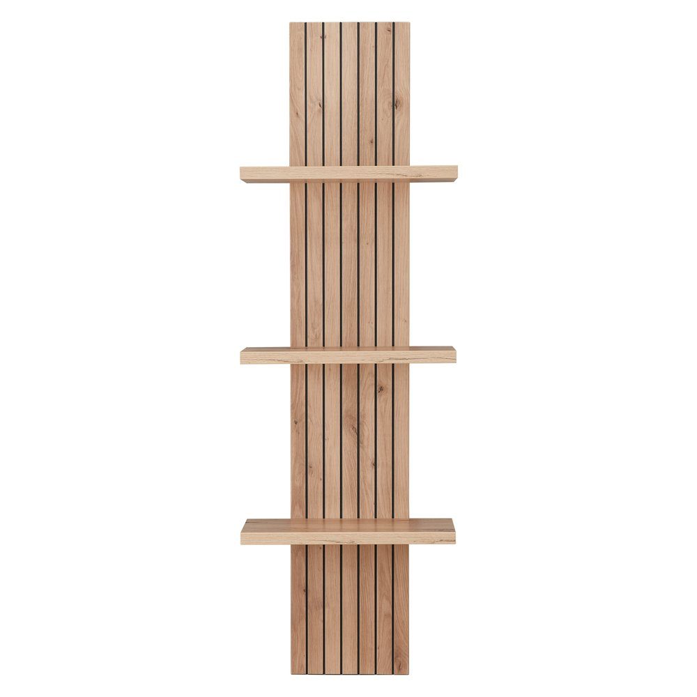 Lomadox Wohnwand CUST-36, (3-St., 3-tlg), cm, Fernsehschrank Set mit 2 mit grün Wohnwand, Wandboards 240 Eiche