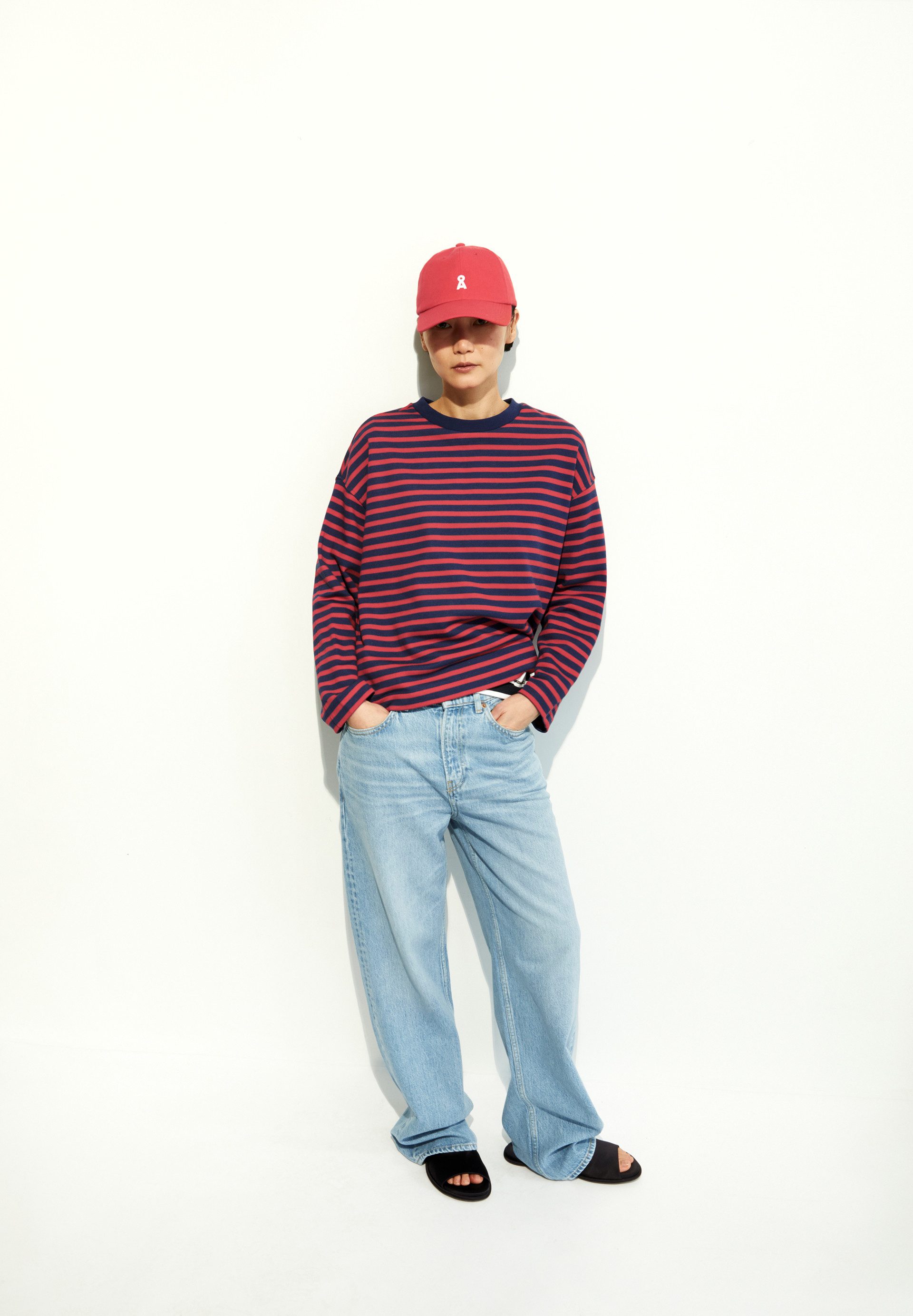 Armedangels Sweatshirt FRANKAA MAARLEN STRIPE Oversized Fit