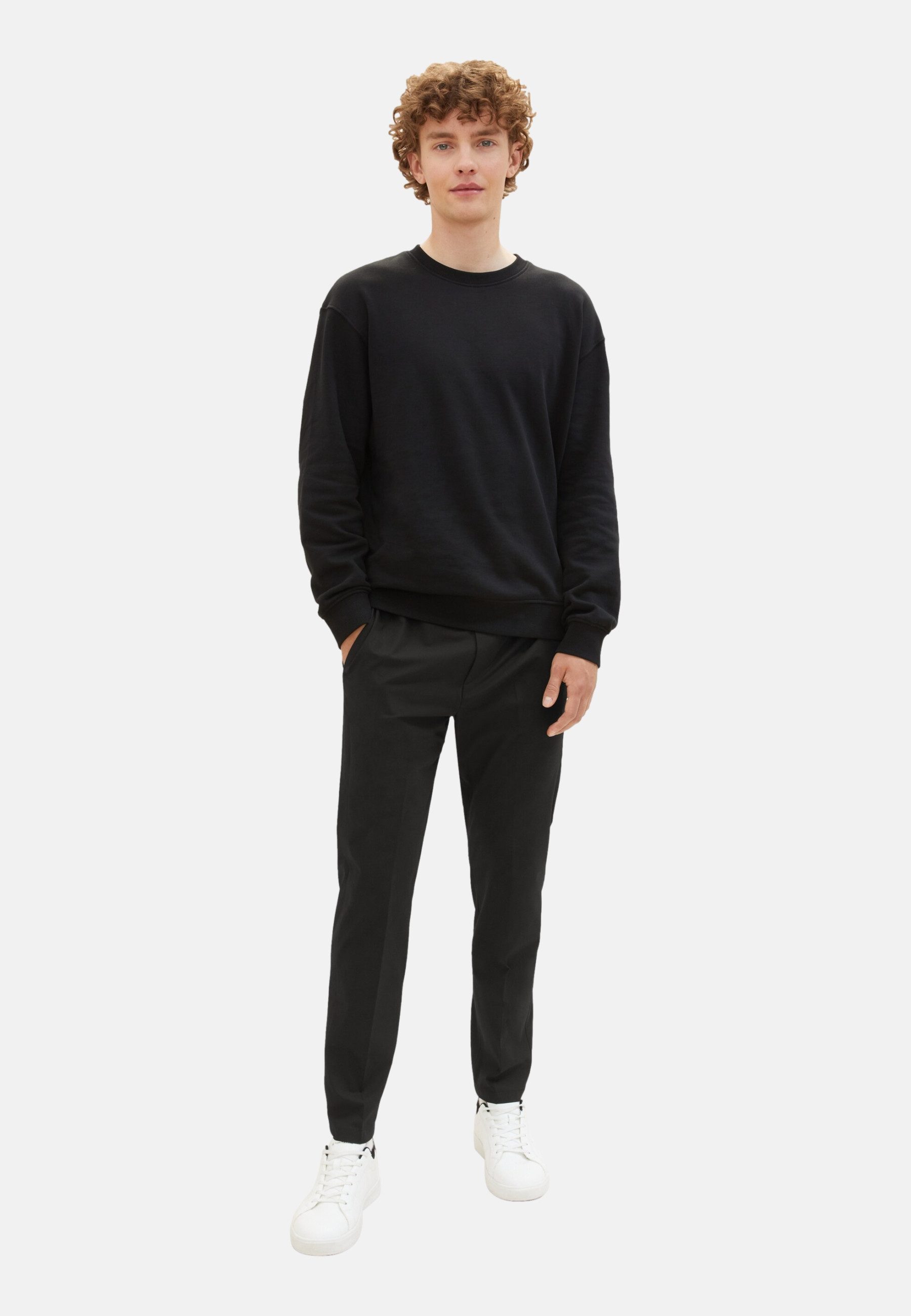 TOM TAILOR Chinohose Chino Hose lange Chino Relaxed Fit (1-tlg)