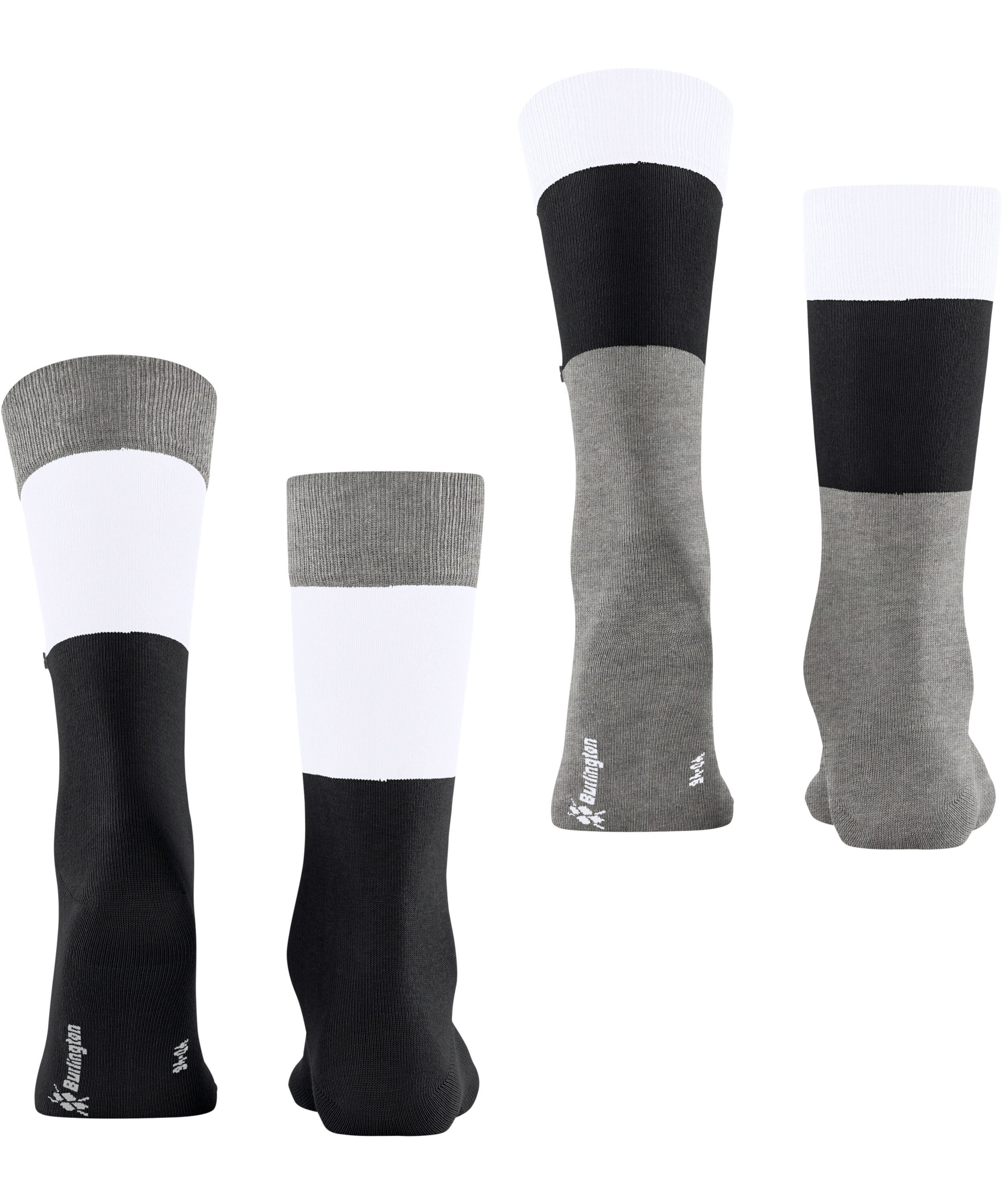 Burlington Socken Magic Mismatch 2-Pack Socken (2-Paar)