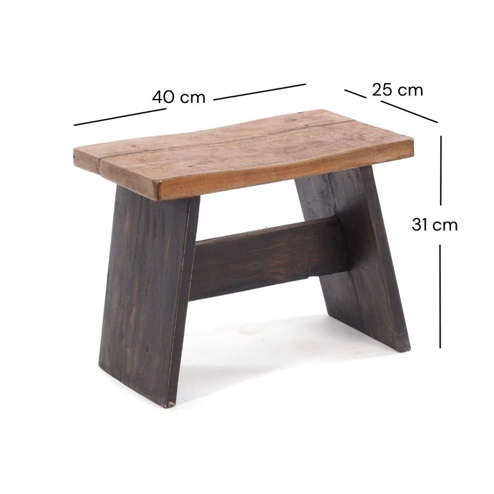 DESIGN DELIGHTS Hocker SITZBÄNKCHEN "SCHEMEL 40", günstig online kaufen