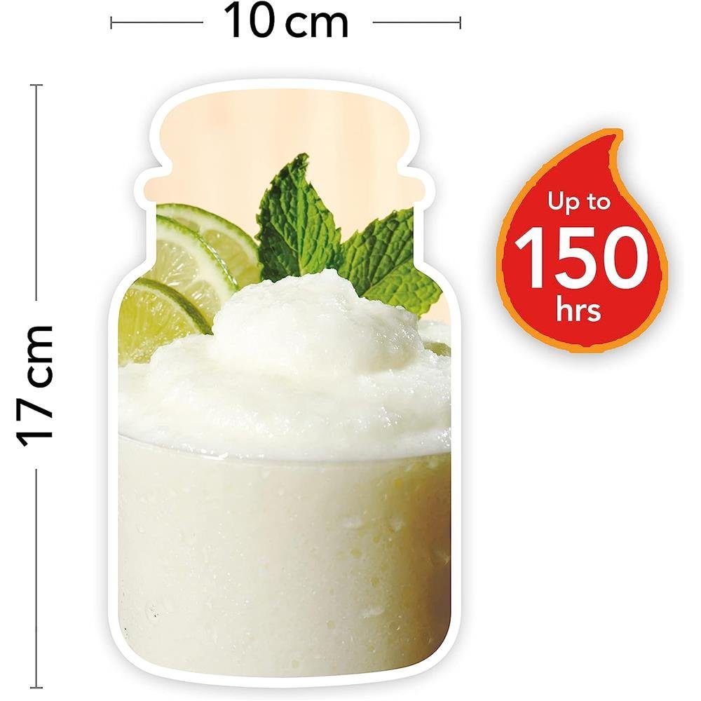 Yankee Candle Duftkerze Vanilla Lime, im Glas, 623 g, Aromen von Vanille, Rohrzucker und Limette