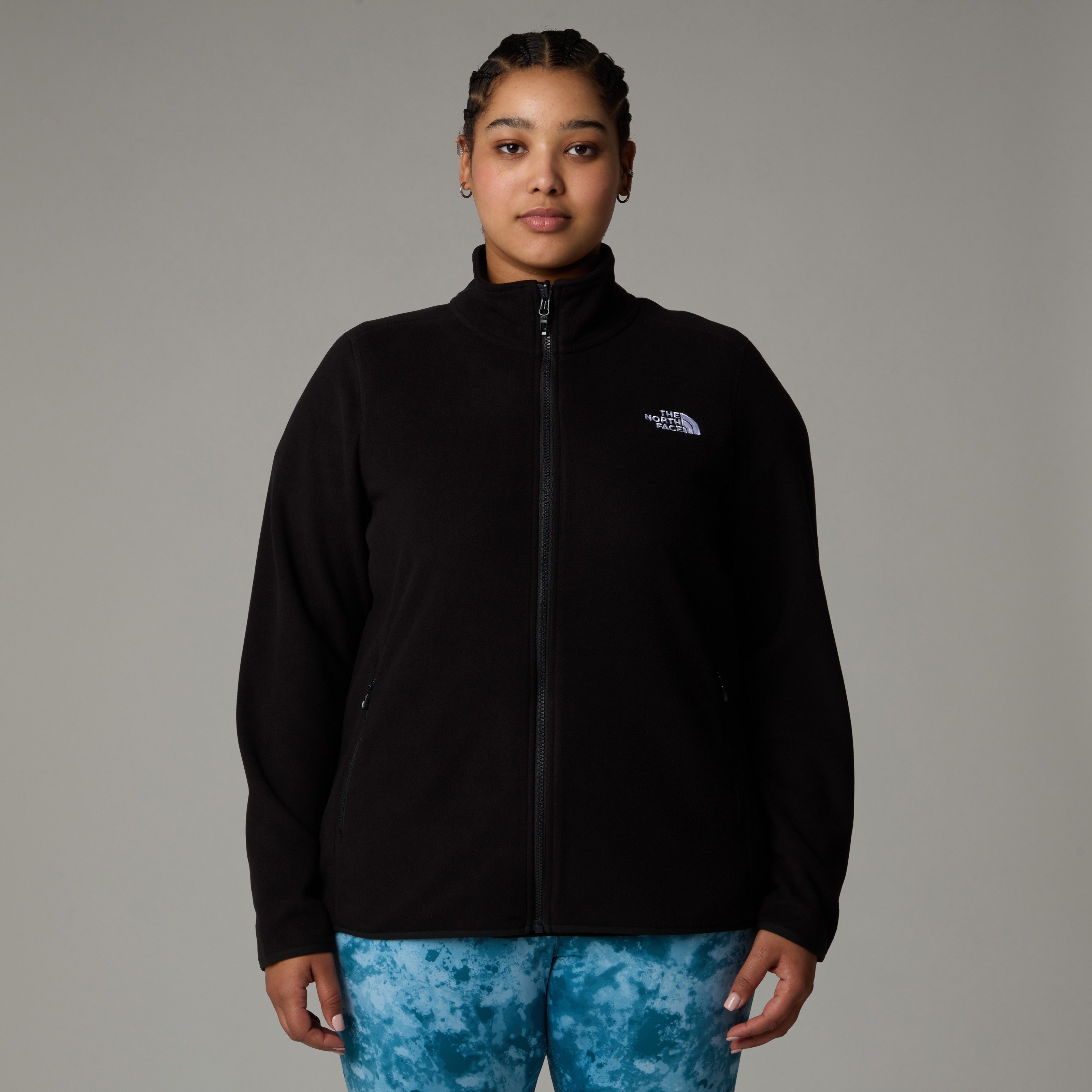 The North Face Fleecejacke PLUS 100 GLACIER FLEECE FULL ZIP für Wandern, mi günstig online kaufen