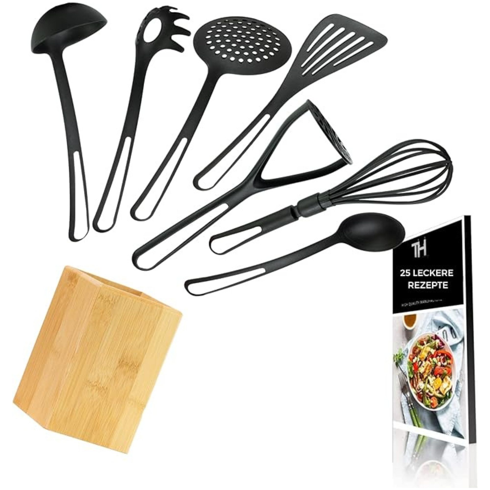 Thiru Kochbesteck-Set - hitzebeständig - spülmaschinengeeignet (7-tlg)