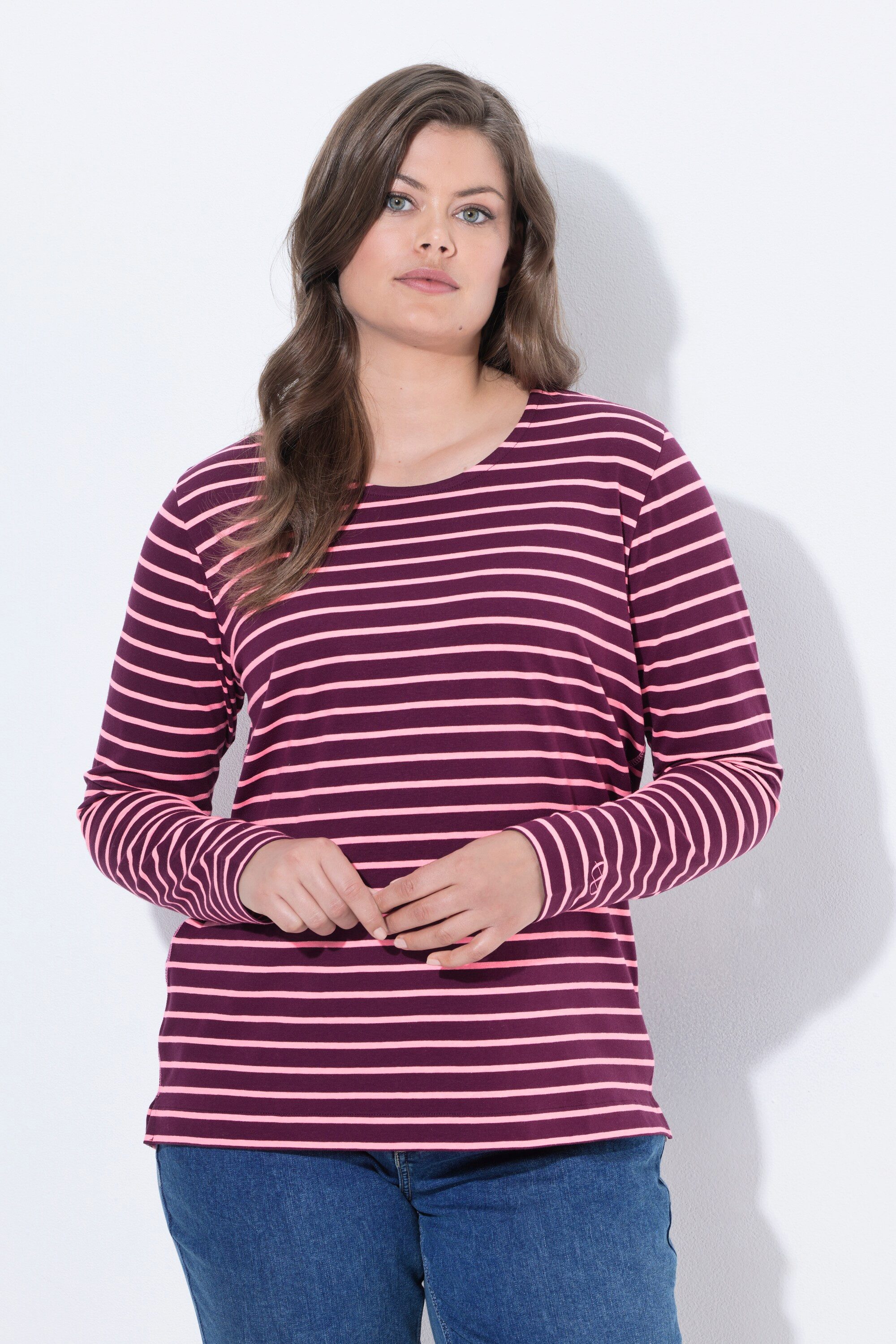 Laurasøn Longsleeve Ringelshirt Langarm Rundhalsausschnitt
