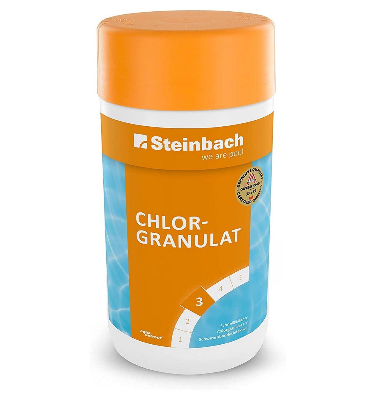 Steinbach Pool Poolpflege STEINBACH Chlorgranulat, 1 Kg