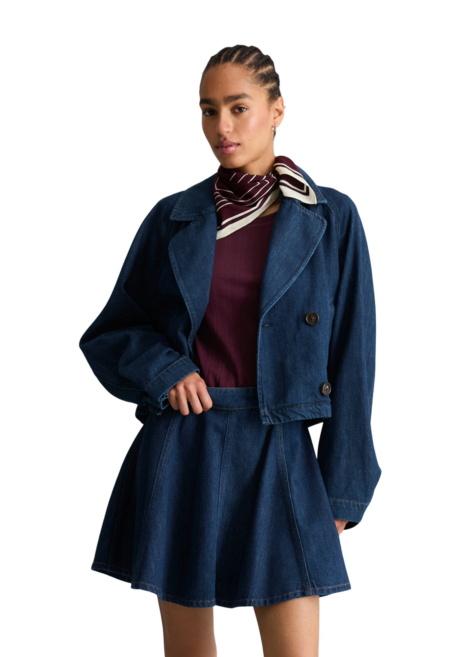 Marc O'Polo DENIM Trenchcoat made with Orange Fiber