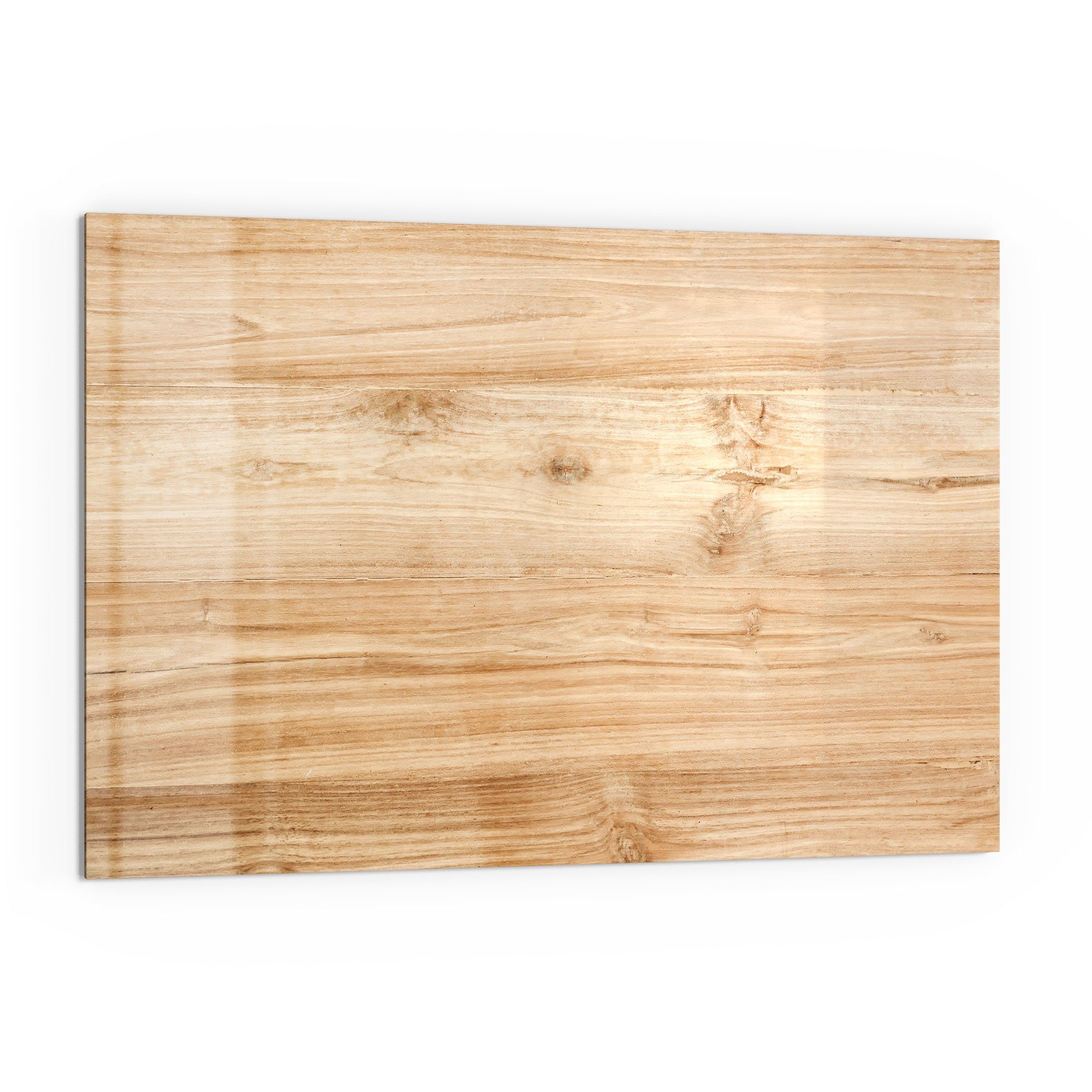 DEQORI Küchenrückwand 'Holzstruktur detailliert', Glas Spritzschutz Badrück günstig online kaufen