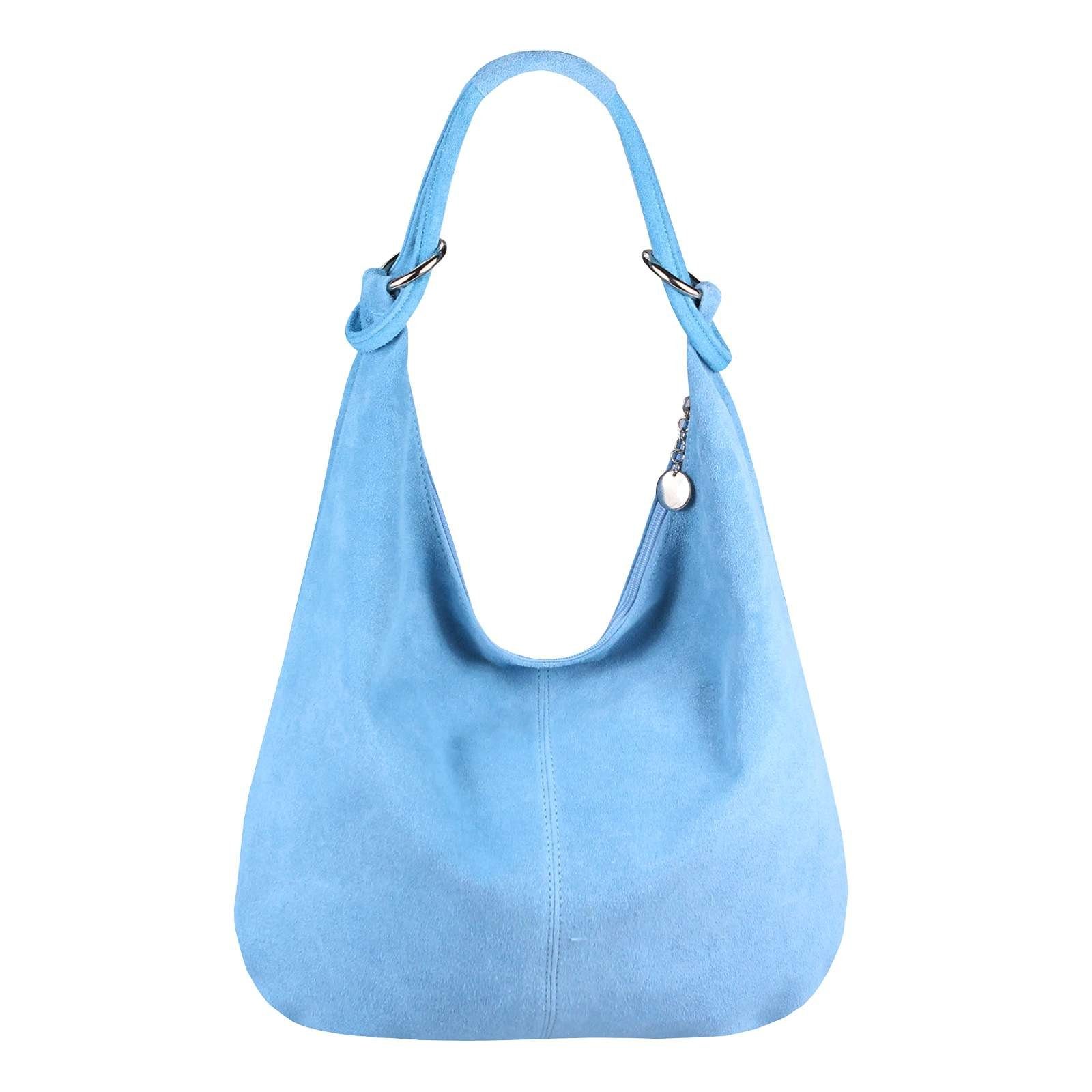 ITALYSHOP24 Schultertasche Made in Italy Damen Leder Tasche Shopper Umhänge günstig online kaufen