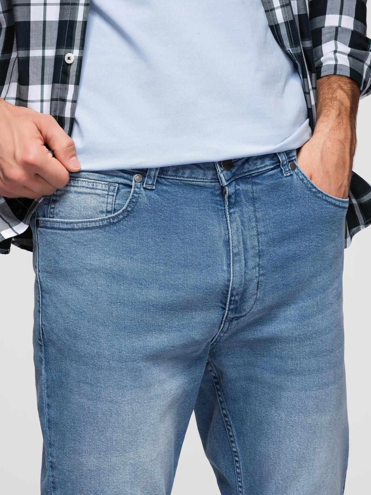 OMBRE Gerade Jeans Jeans CARROT mit Used-Effekt