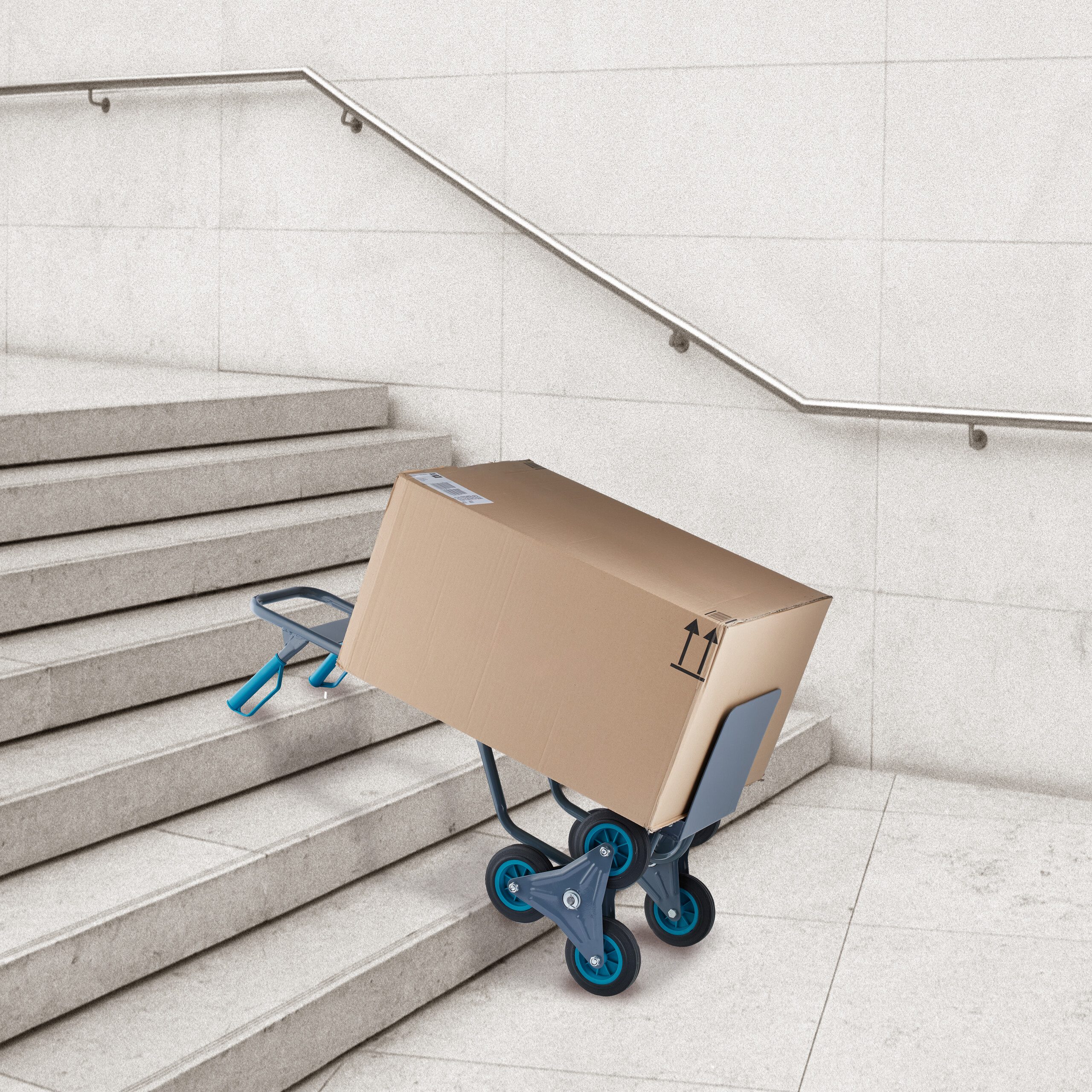 relaxdays stair hand truck 200 kg, (1 piece)
