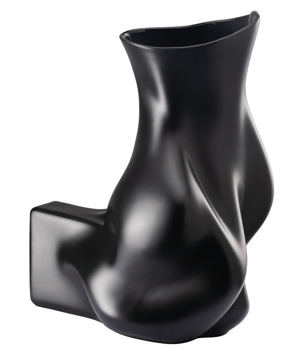 Rosenthal Dekovase Blown 2nd Edition Schwarz matt Vase 30 cm (Vasen)