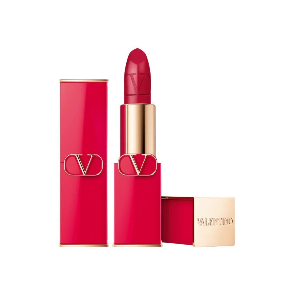 Valentino Lippenstift Rosso Satin Finish Creme-Lippenstift 300R Nachfüllbar 3,5g