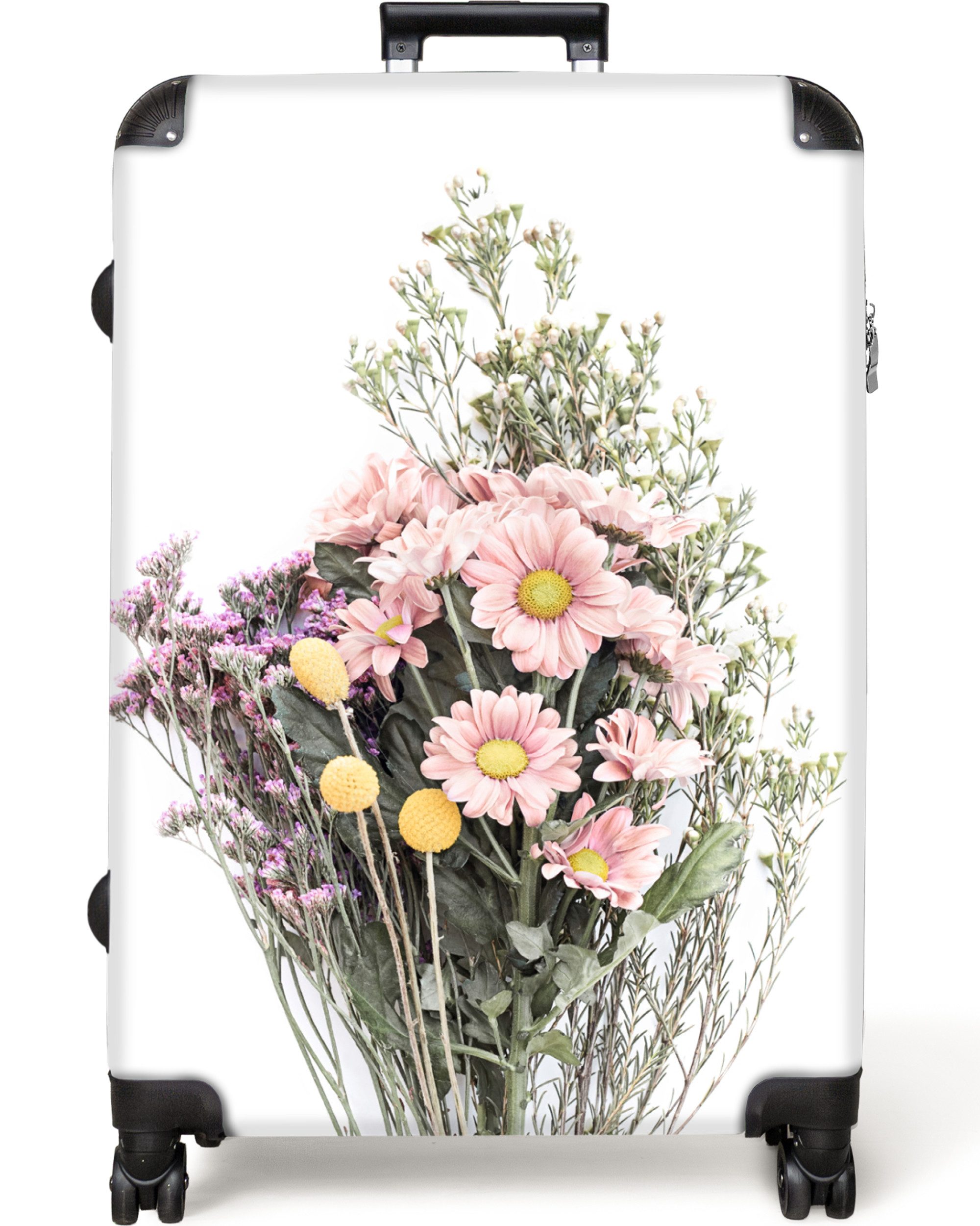 NoBoringSuitcases.com© Hartschalen-Trolley Blumen - Strauß - günstig online kaufen