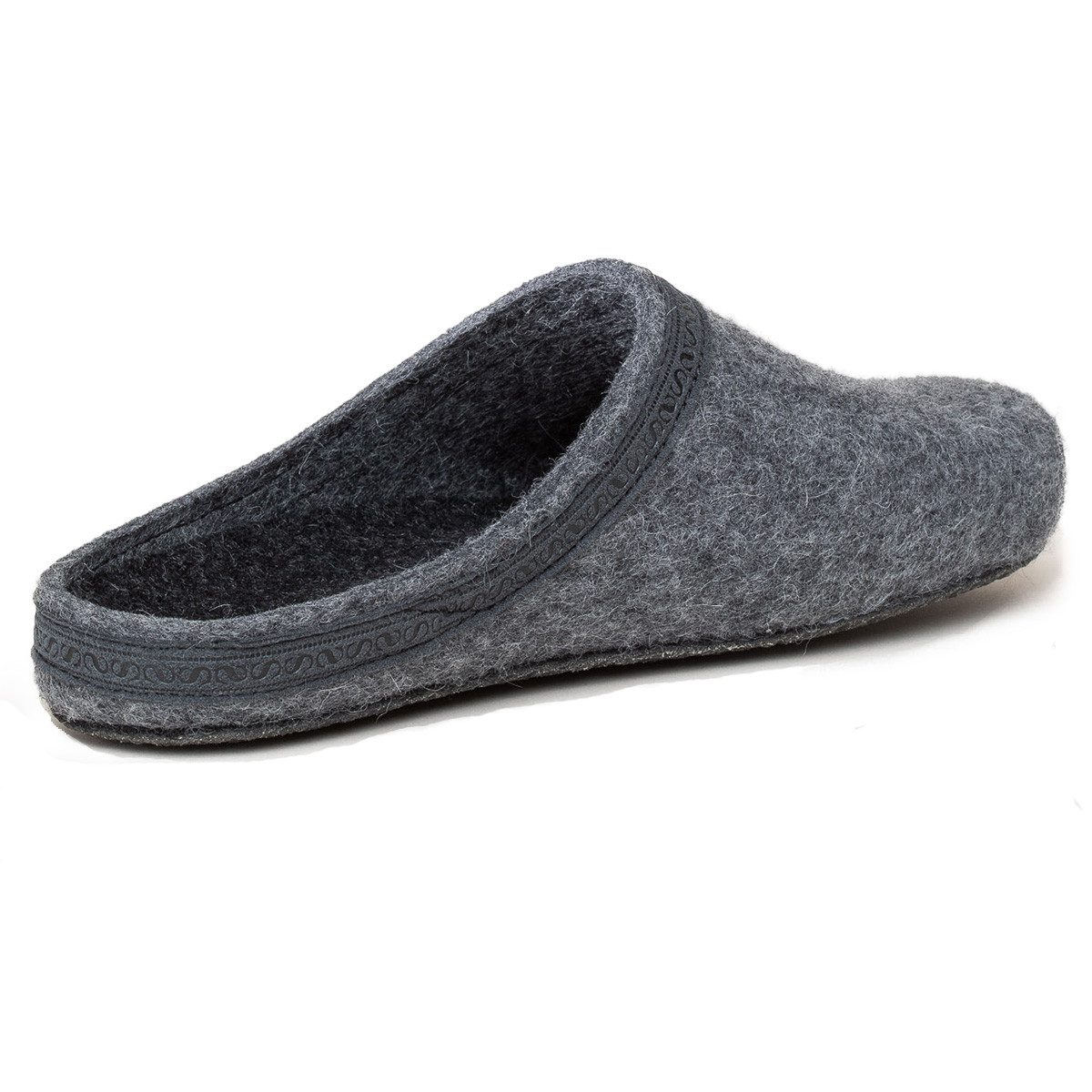 Stegmann Filz Hausschuh (1-tlg) Clogs - Hausschuh mit anatomischer Passform, Rutschfeste Sohle