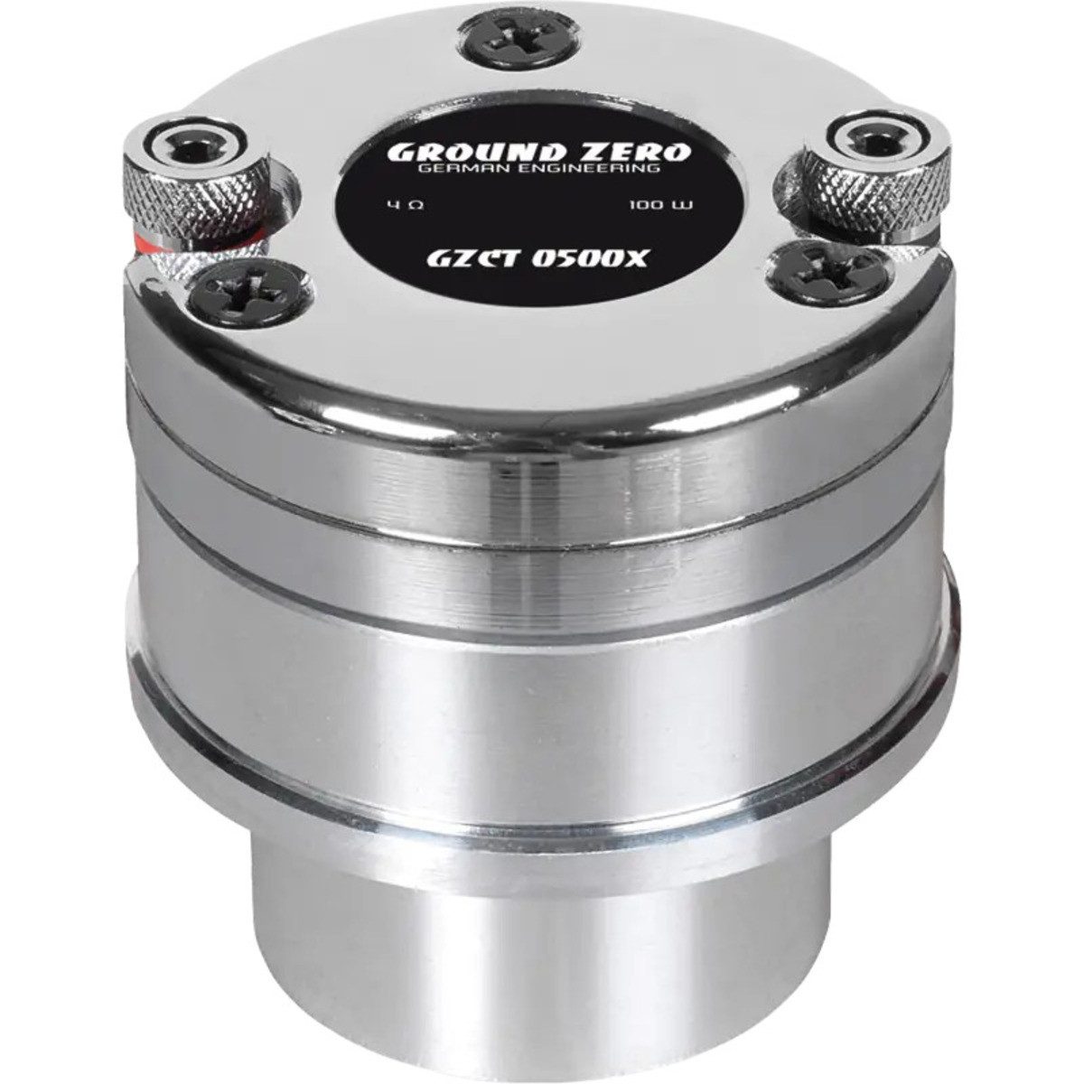 Ground Zero GZCT 0500X 25 mm Kompressions-Hochtöner mit Aluminiumkalotte Auto-Lautsprecher (30 W)