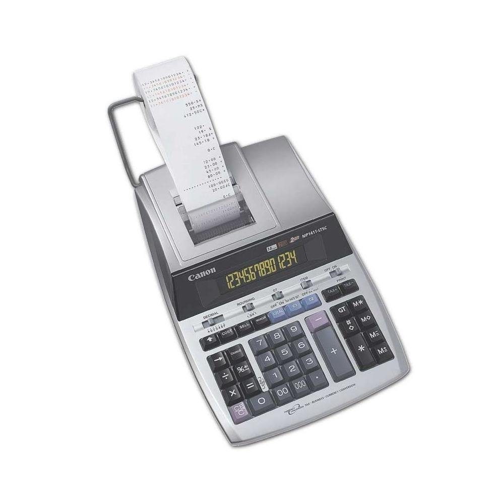 Canon Taschenrechner MP1411-LTSC Druckrechner/Kassenrechner - silber