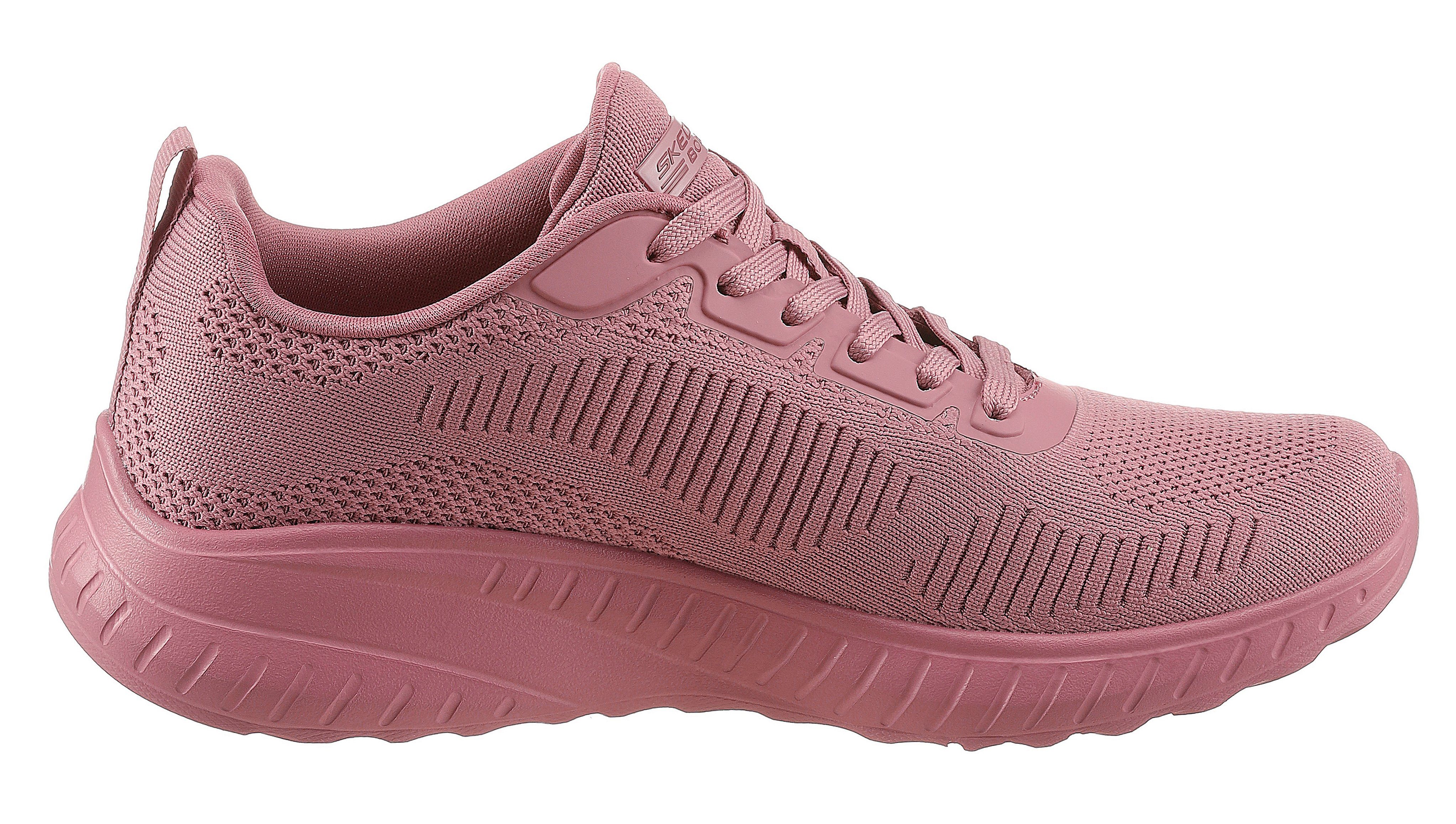 Sneaker OFF himbeere Skechers SQUAD BOBS FACE mit Innensohle CHAOS komfortabler