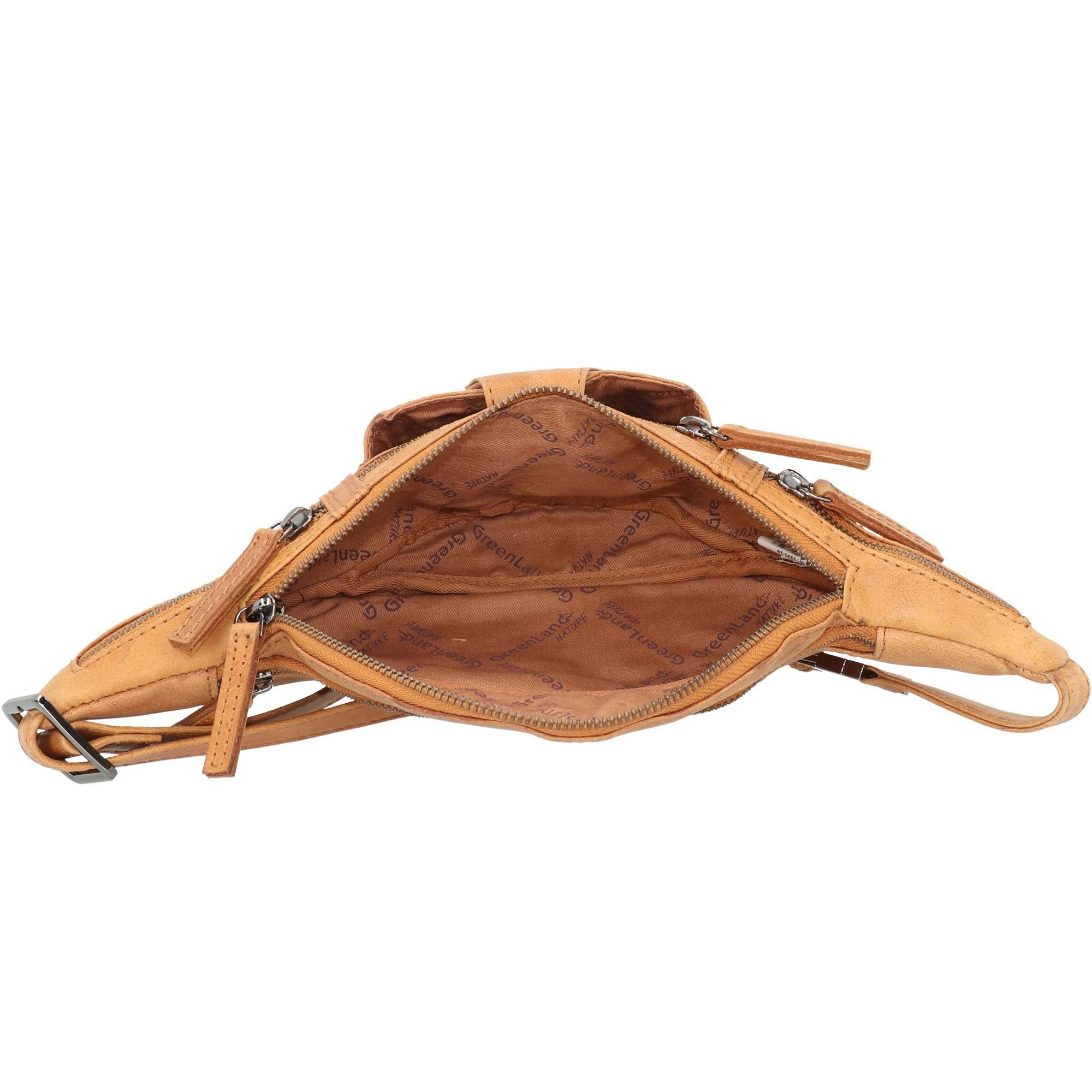 Leder Gürteltasche Nature GreenLand Light,