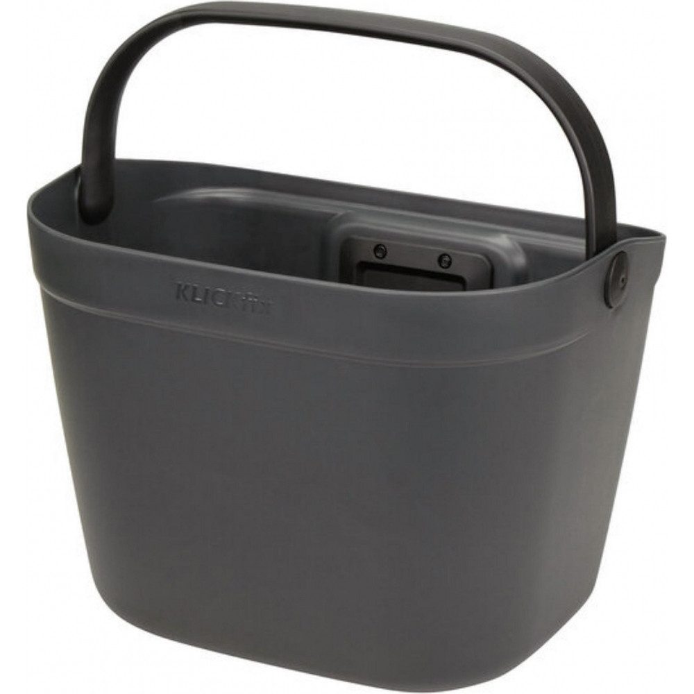 KlickFix Fahrradtasche Mio Basket Tasche granit schwarz