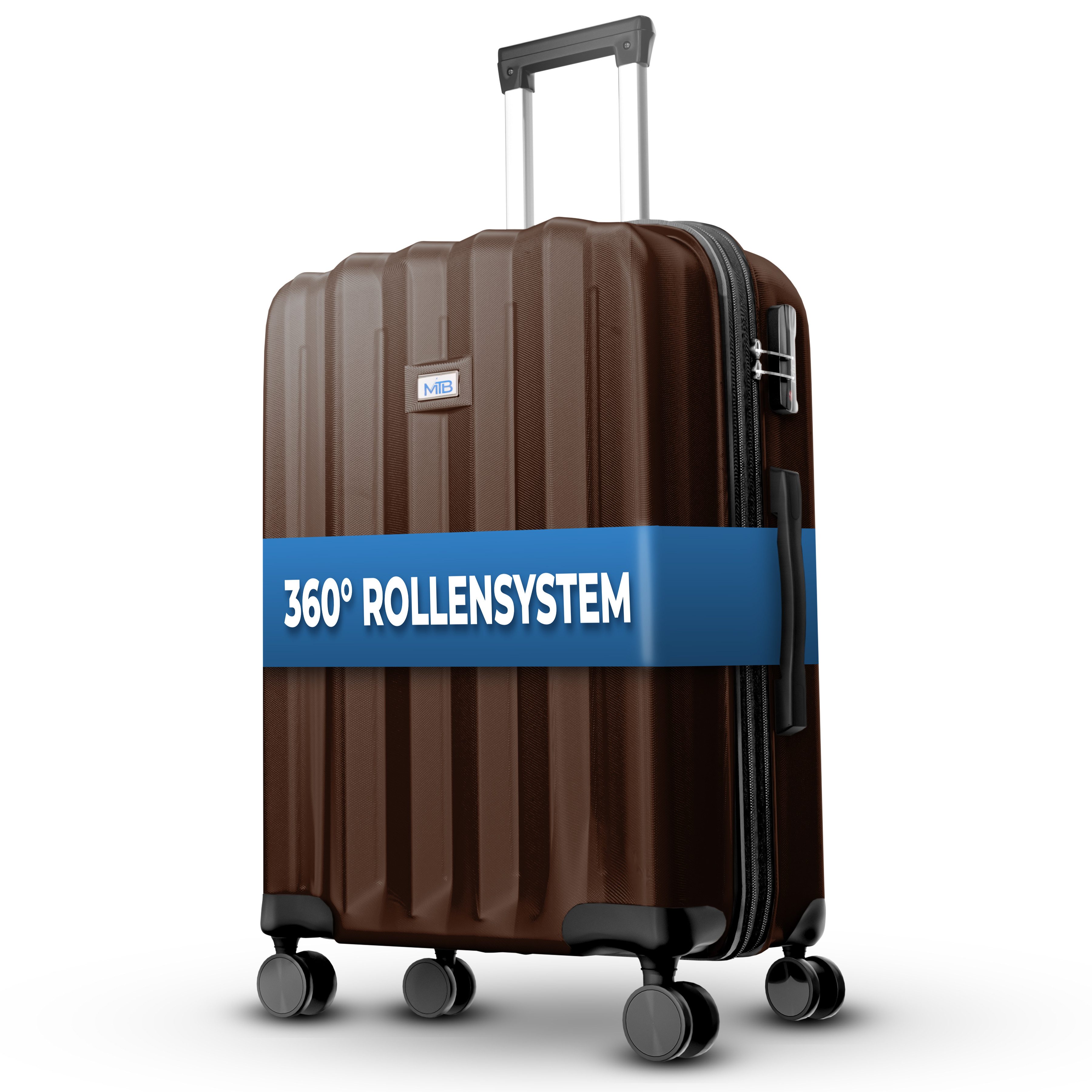 My Travel Bag Koffer Hartschalen-Trolley Reisekoffer Trolley Tasche Rollkoffer ABS 75cm, Dehnungsfuge für bis zu 20% mehr Volumen