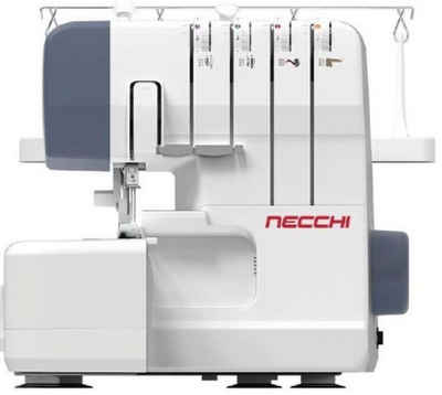 Necchi Overlock-Nähmaschine Necchi NL11C Overlock, 12 Stiche, Abfallbehälter, mit Zubehör, 1.300 Stiche/Minute