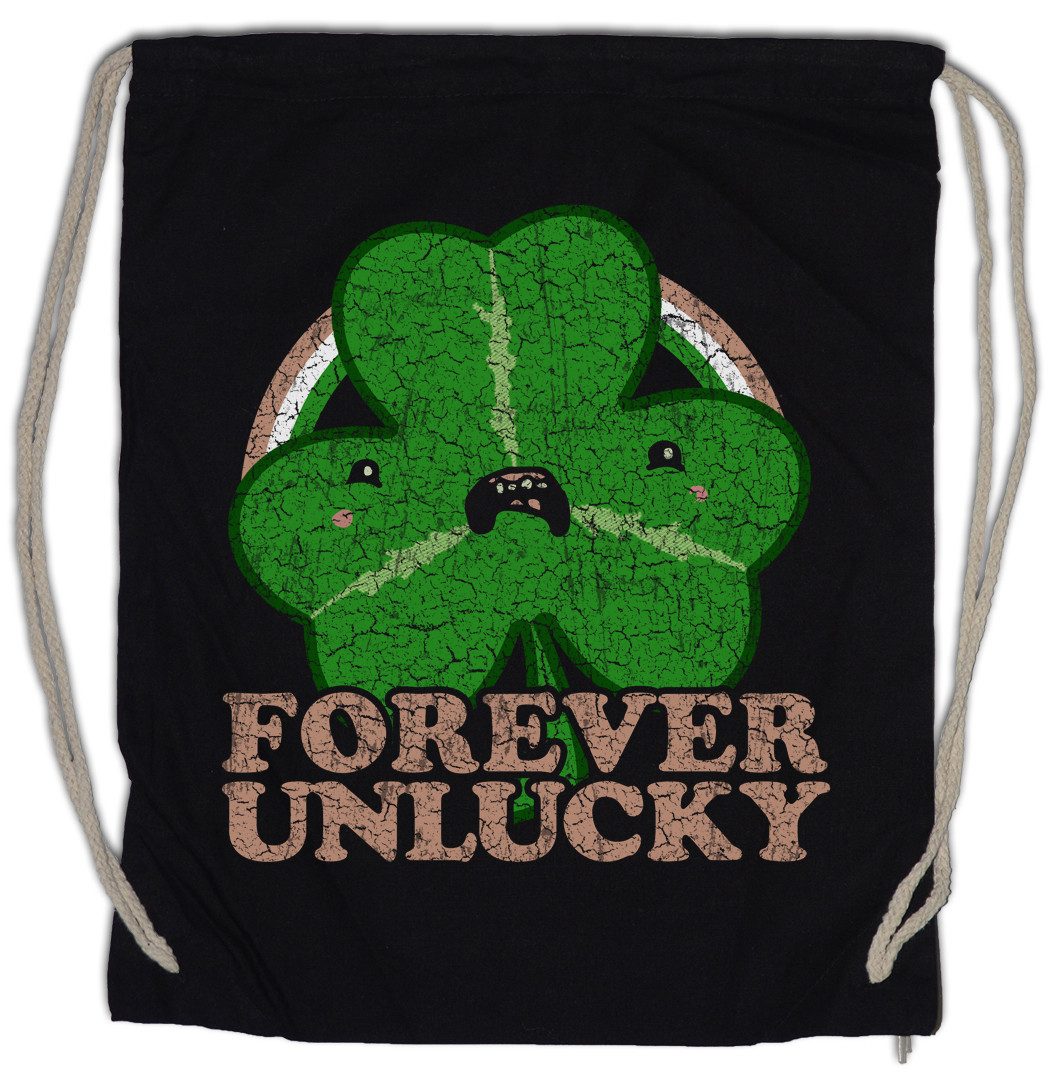 Turnbeutel Forever Unlucky Trefoil Turnbeutel Bad Luck Pech Kleeblatt Cloverleaf