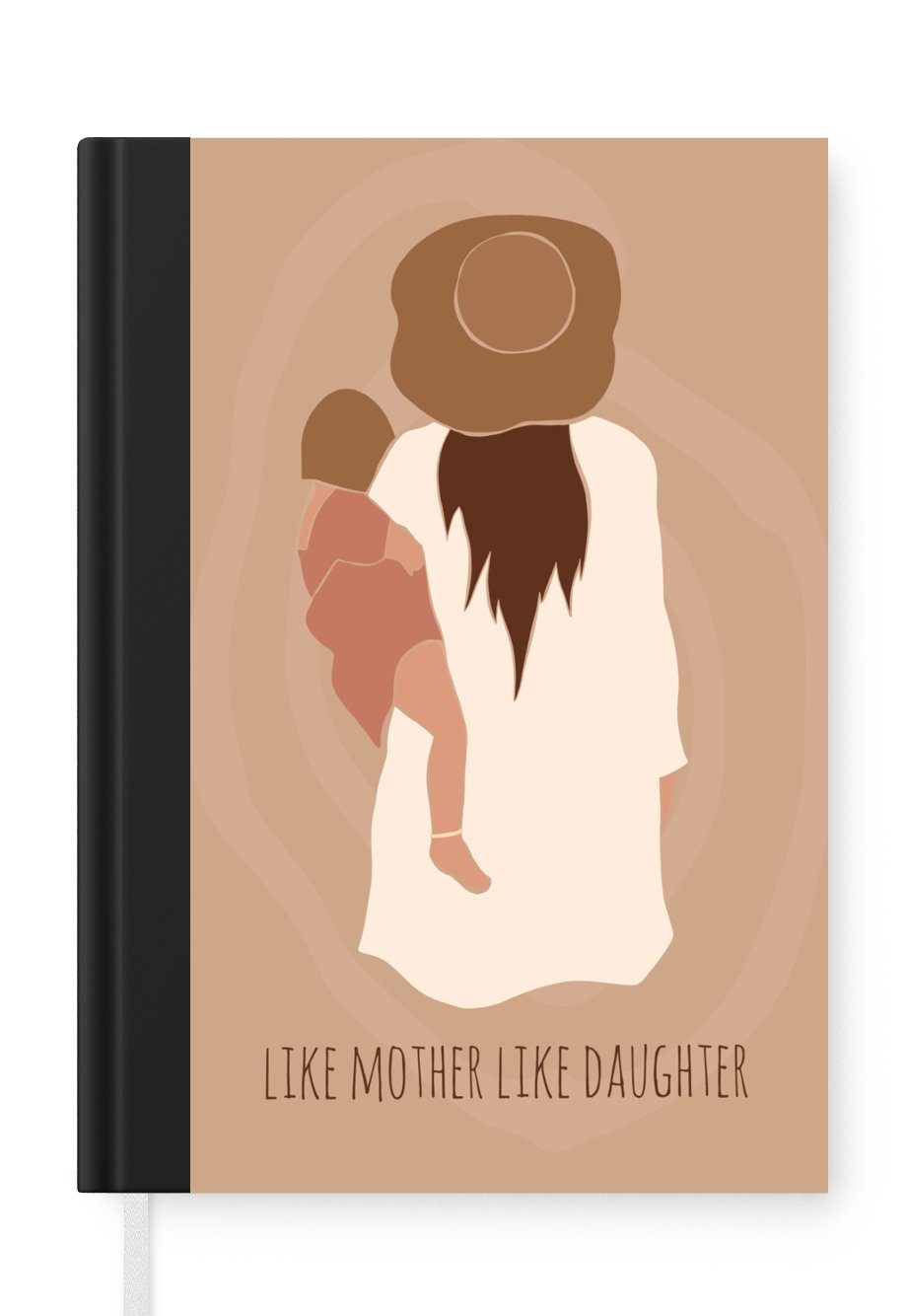 Mutter Haushaltsbuch Mutter - die A5, - 98 Journal, Tochter Merkzettel, so Notizbuch Seiten, Zitate Notizheft, die Tochter, Tagebuch, MuchoWow Wie -