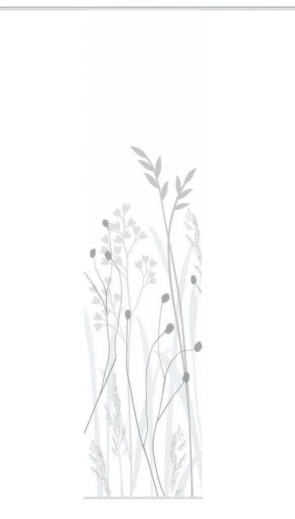 Vision S Schiebegardine Schiebegardinen GRASIL, halbtransparent, Höhe 260 c günstig online kaufen