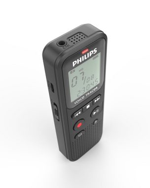 Philips VoiceTracer Audiorecorder DVT1150 Digitales Diktiergerät (Variable Wiedergabegeschwindigkeiten, Sofortige One-Touch-Aufnahme)