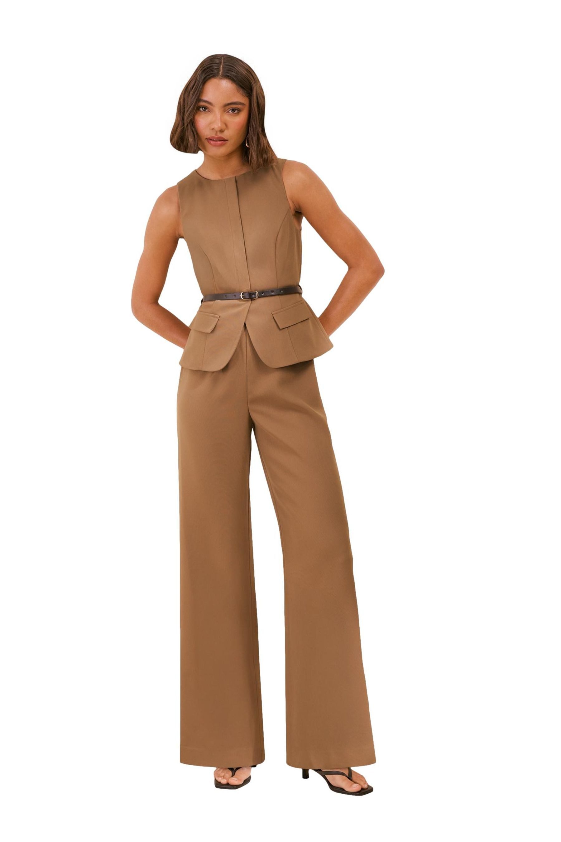 Friends Like These Jumpsuit Friends Like These 2-in-1-Jumpsuit mit Gürtel (1-tlg)