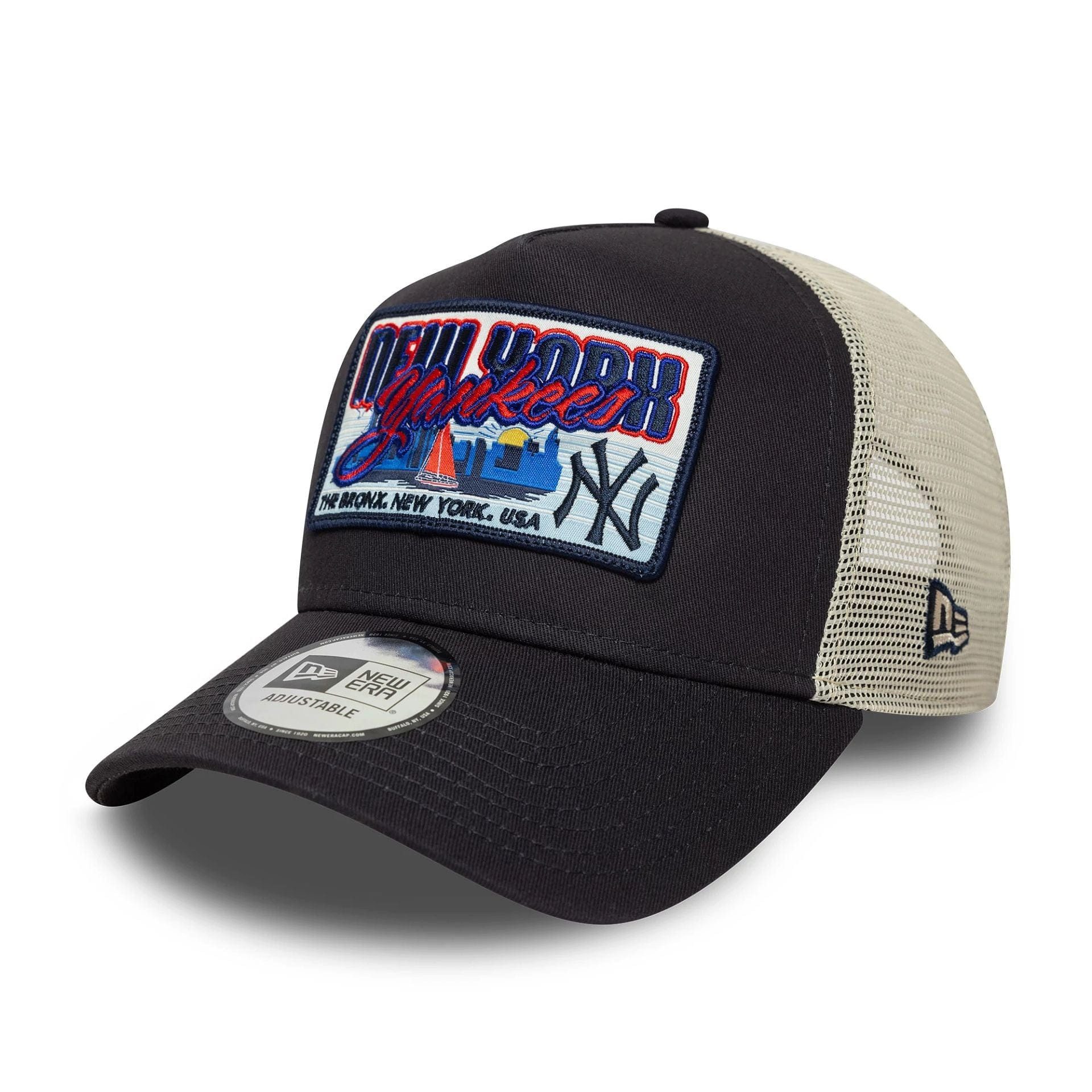 Trucker Cap A-Frame Trucker MLB Patch New York Yankees