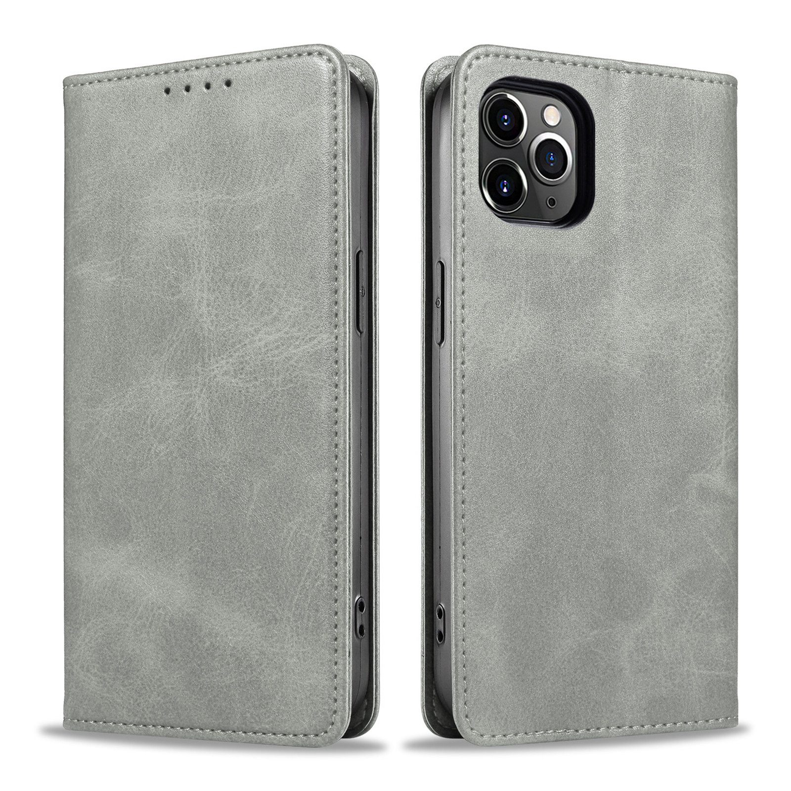 Tec-Expert Handyhülle Tasche Hülle für Apple iPhone 11 Pro Max 6.5 Zoll, 6.5", Cover Klapphülle Case mit Kartenfach Fliphülle aufstellbar