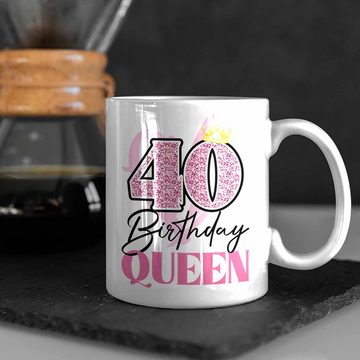 Trendation Tasse Trendation - 40. Geburtstag Tasse Frau Geschenk 40er Geschenkidee 40 Mutter Frauen Lustig Geschenke