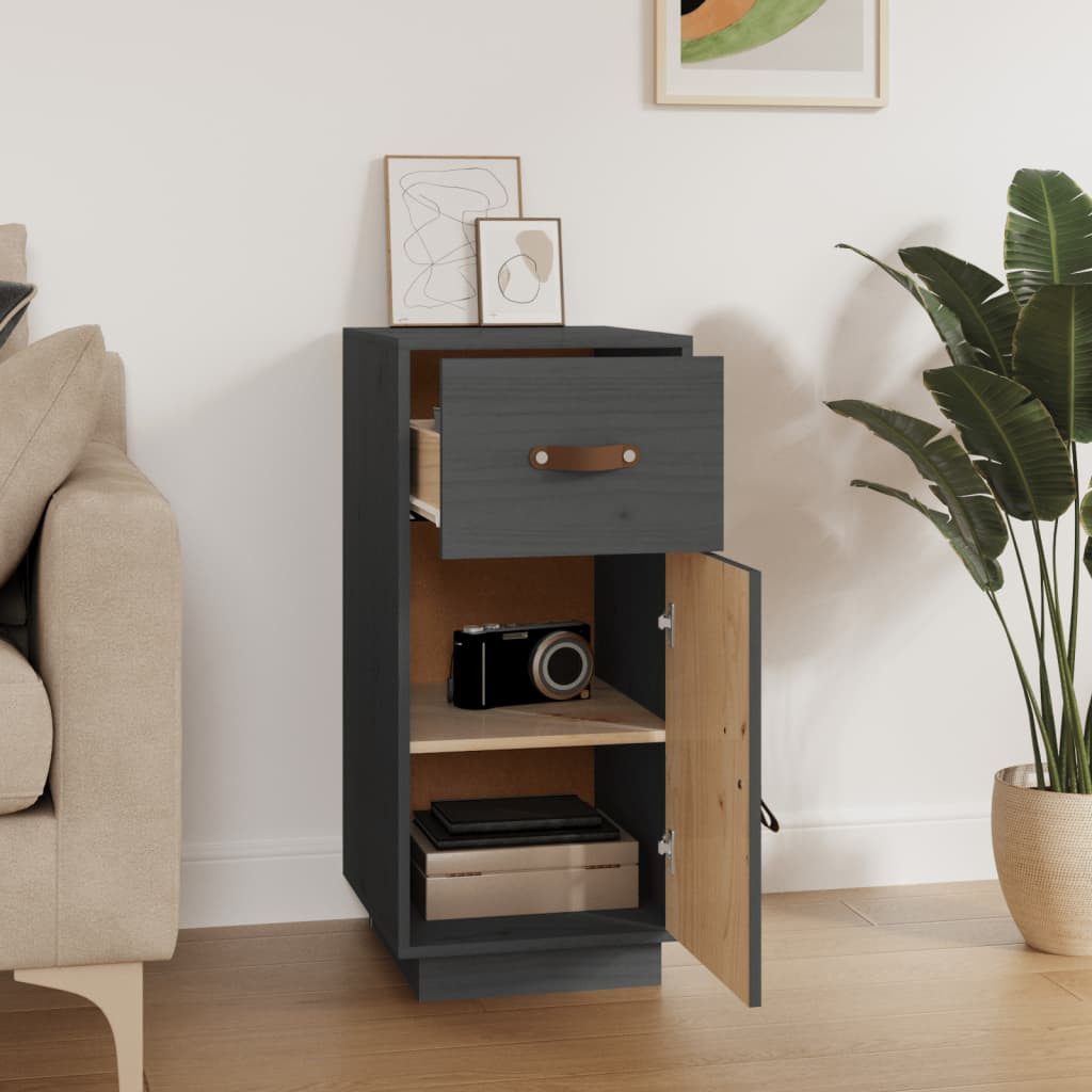 vidaXL Sideboard Sideboard Grau 34x40x75 cm günstig online kaufen