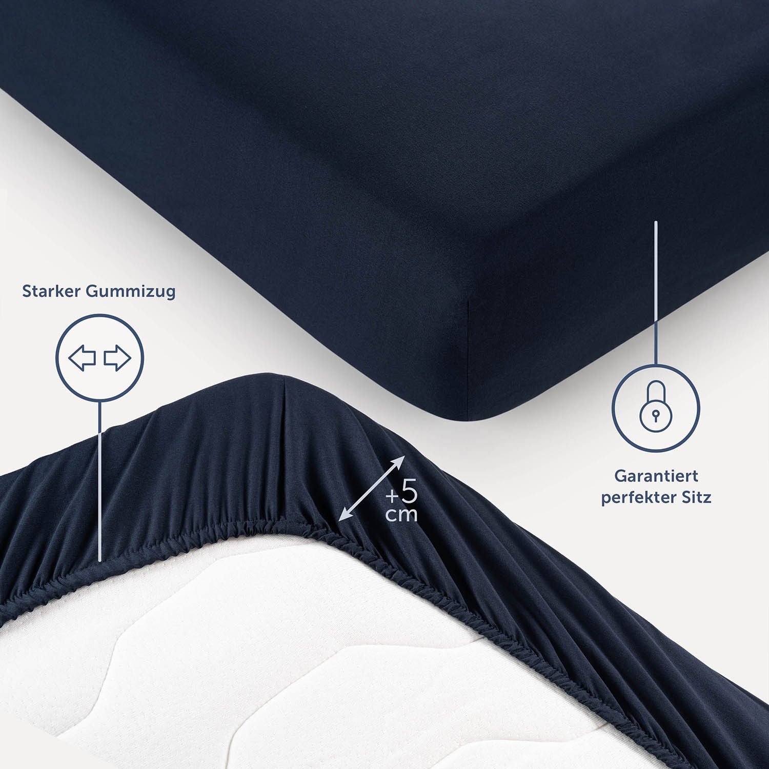 Blumtal Spannbettlaken Bettlaken aus Mikrofaser OEKO-TEX® günstig online kaufen