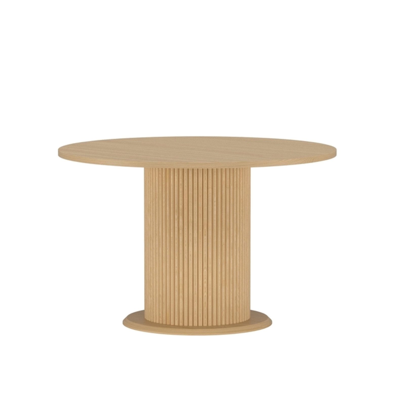 Endorphin Esstisch Reko (kein Set, Einzelartikel), dekorative Rillenstruktur, runde Tischplatte