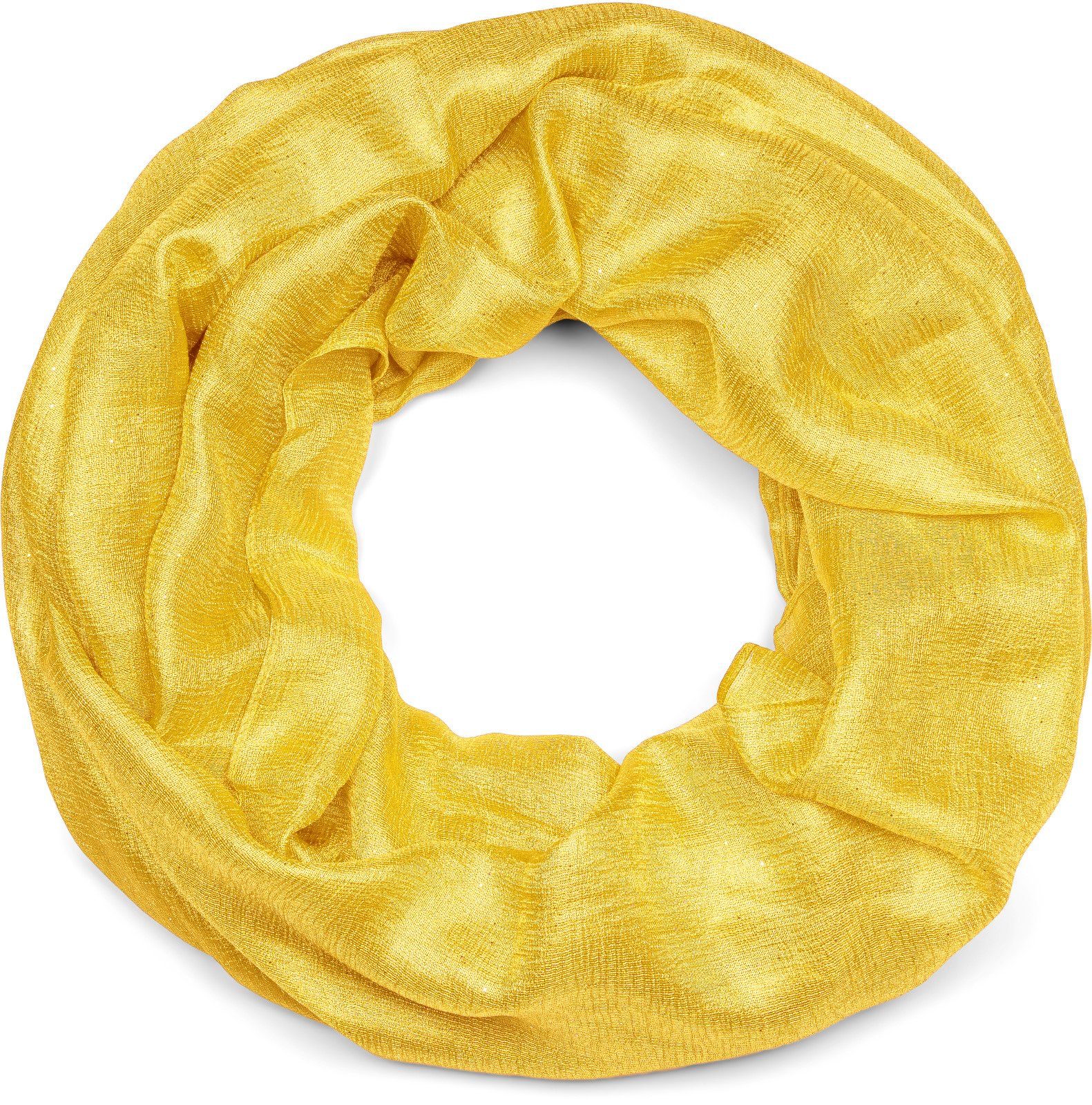 Loop Seidiger Einfarbiger Loop Glitzer