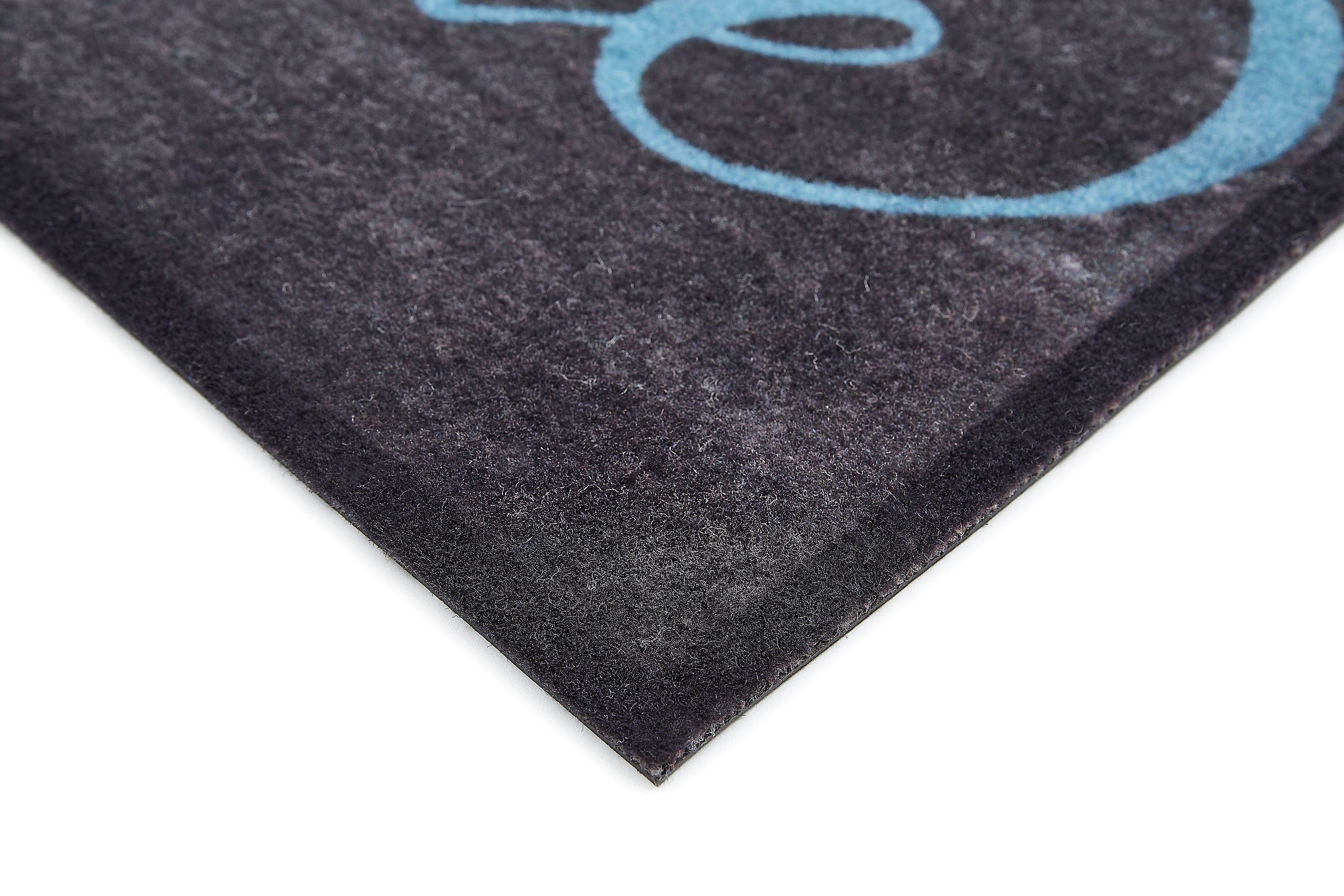 Fußmatte Modern, Andiamo, rechteckig, blau, geeignet Outdoor In- verschiedene und Höhe: mm, Motive, Home Schmutzfangmatte, 6,5