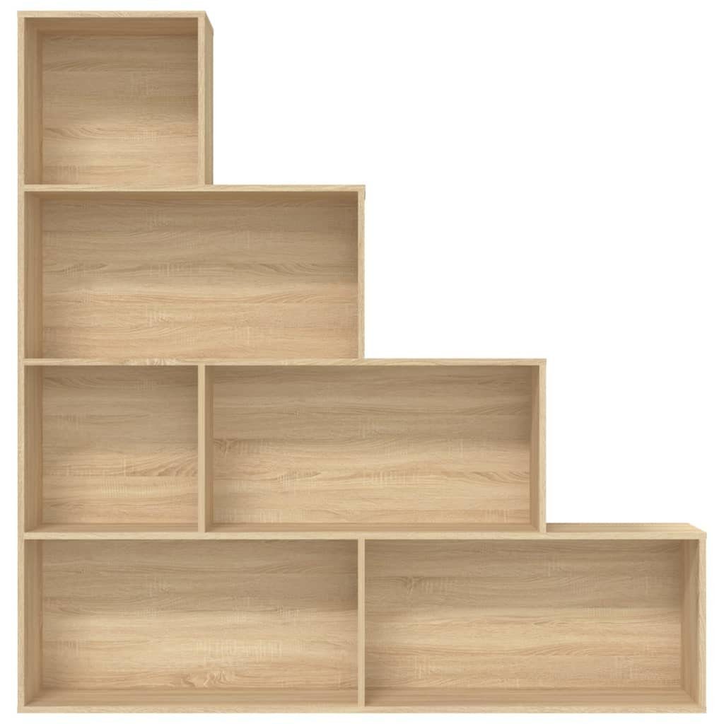furnicato Bücherregal Bücherregal/Raumteiler cm Sonoma-Eiche Holzwerkstoff 155x24x160