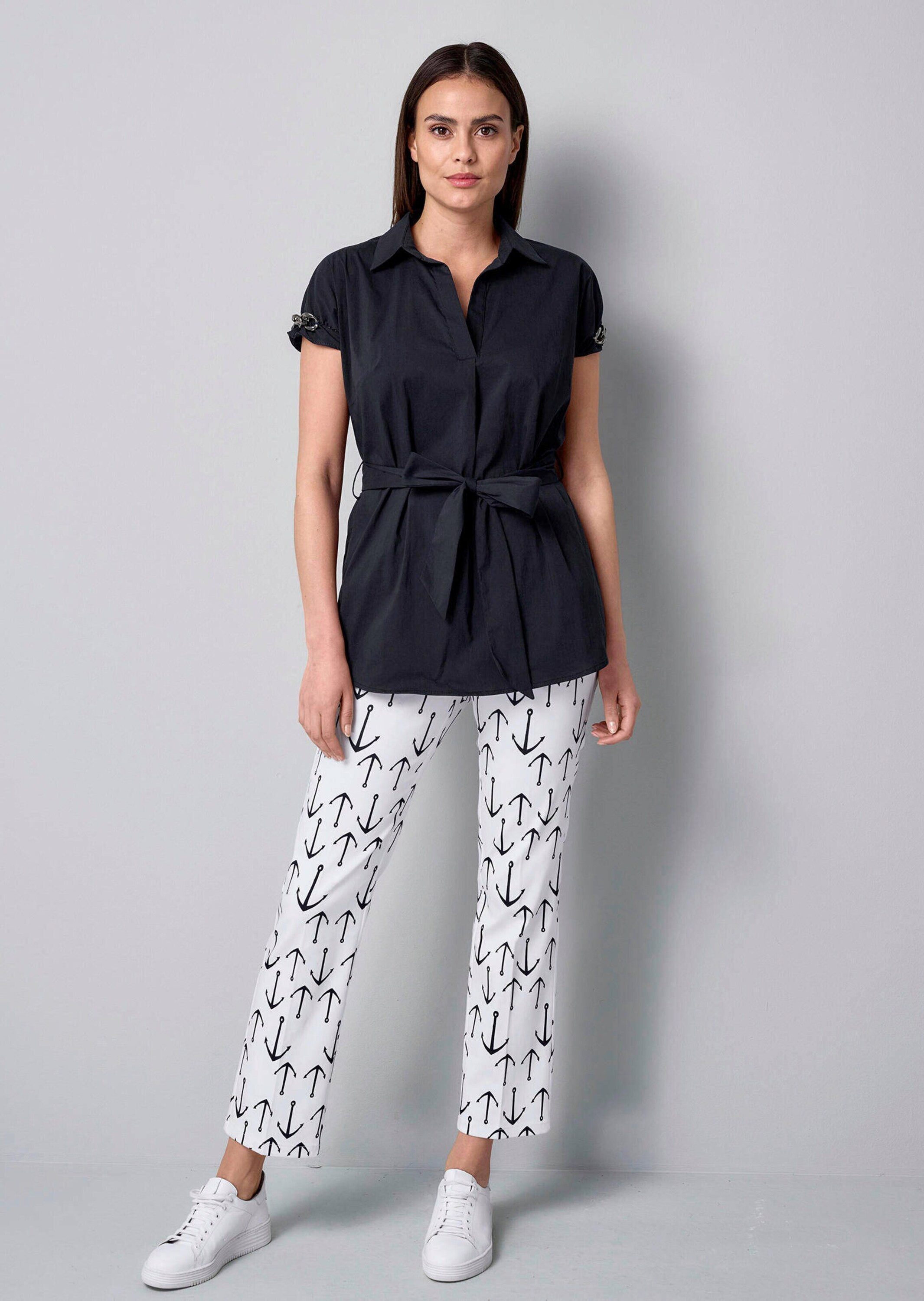 Alba Moda Schlupfbluse Longbluse mit Kettendetails günstig online kaufen
