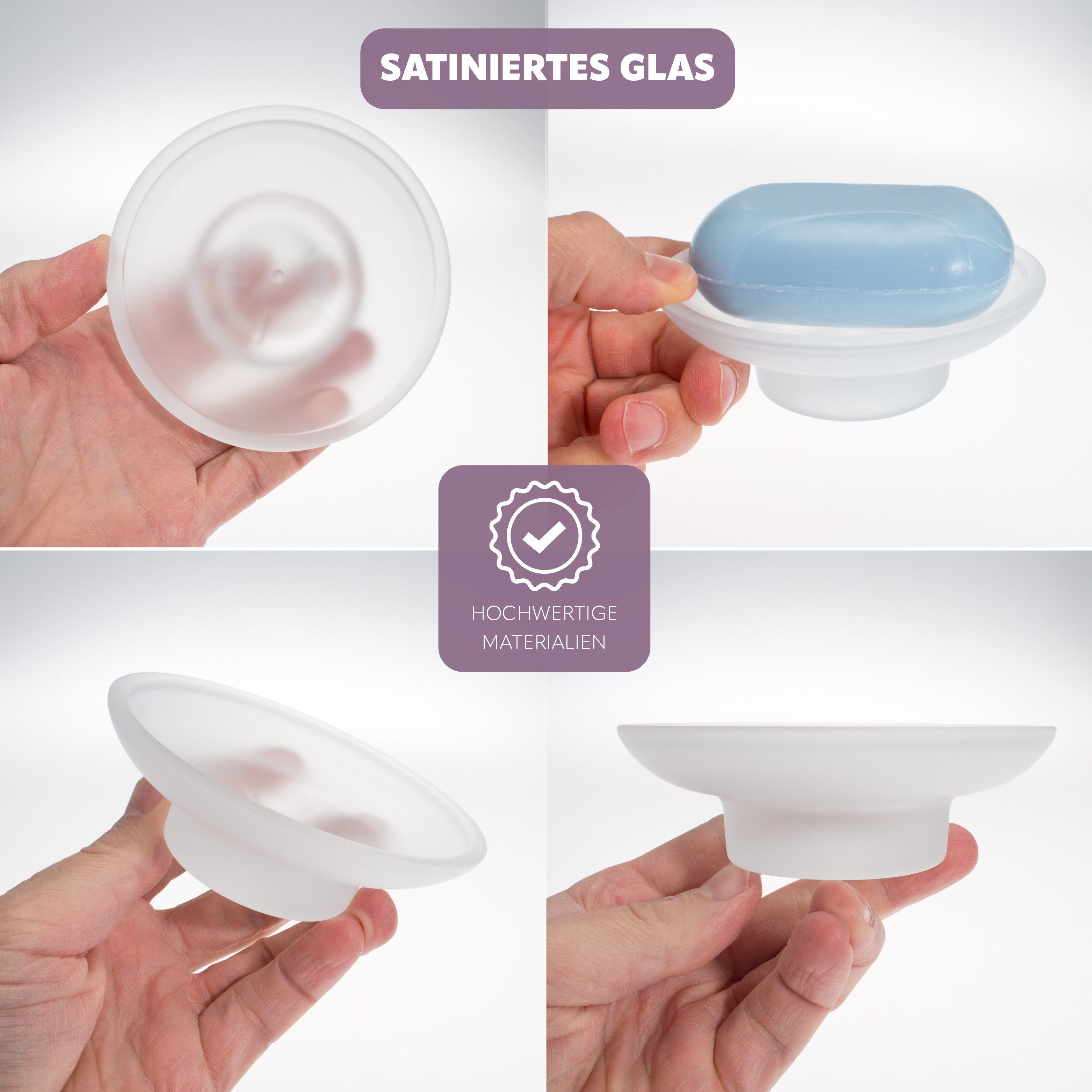 bremermann Seifenschale Bad-Serie PIAZZA & LUCENTE - Ersatzseifenschale, Ø 11 cm, 1-St.