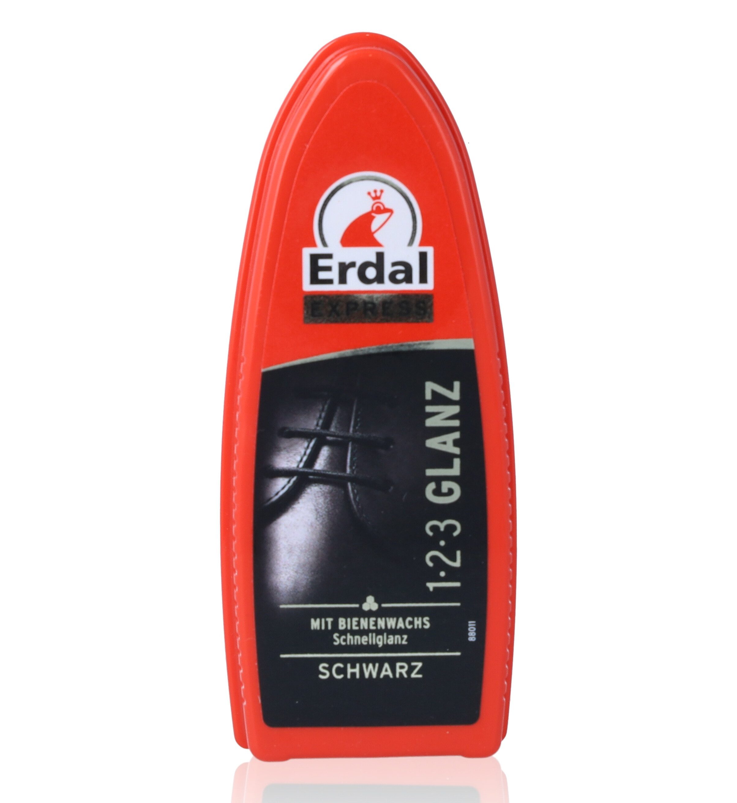 Erdal Erdal 1-2-3 Glanz mit Schwamm schwarz Schuhreiniger (zieht schnell ein & intensiviert die schwarze Farbe, [1-St. verleiht sofortigen, intensiven Glanz)