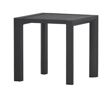 Kai Wiechmann Beistelltisch Aluminium Tischchen anthrazit 45 x 45 cm als wetterfeste Ablage, ultraleichter und vielseitiger Gartentisch