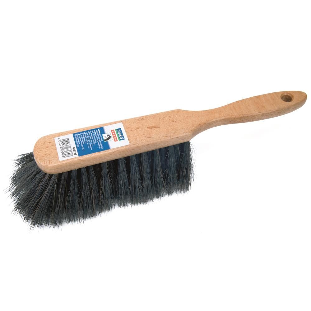 Kehrgarnitur Handfeger mit Rosshaar, natur 28 cm