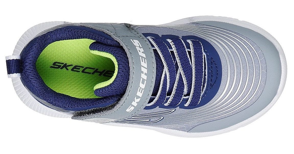 Skechers MICROSPEC ADVANCE Sneaker Babyschuh mit zusätzlichem Gummizug, Größenschablone zum Download